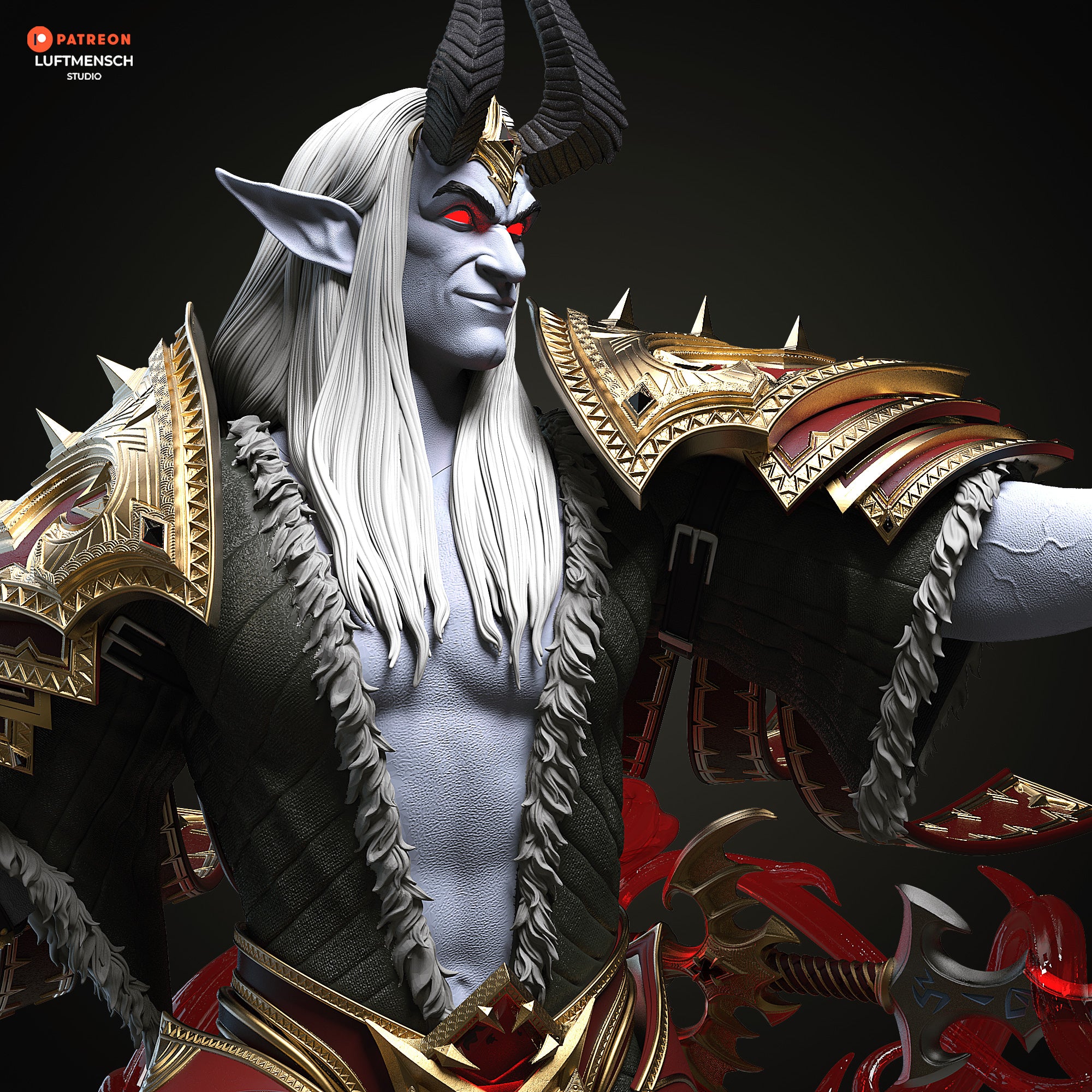 The Castle Master | Maximum Detailed 12K 3D printed figure