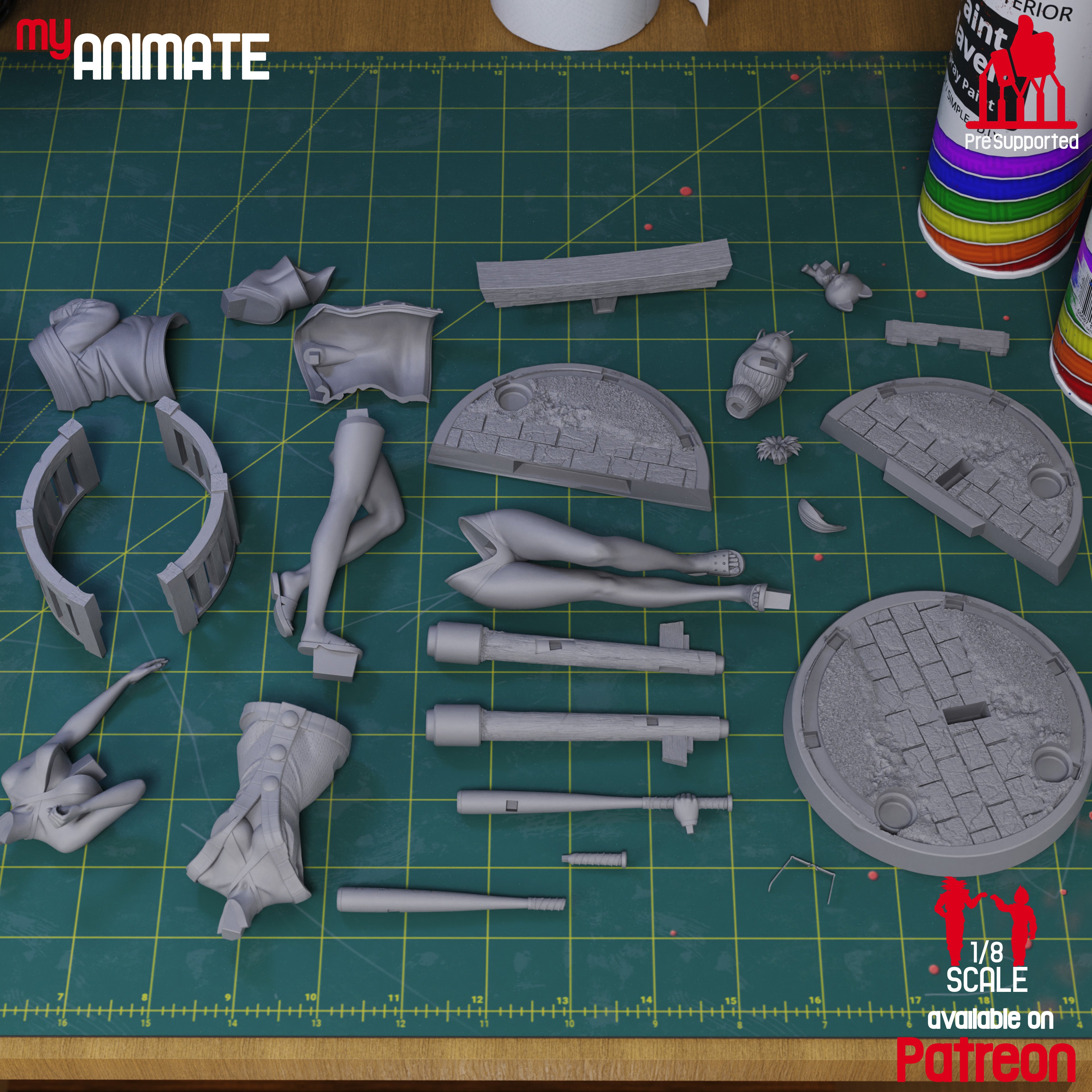 The Spirit Slayer | Maximum Detailed 12K 3D Printed Figure