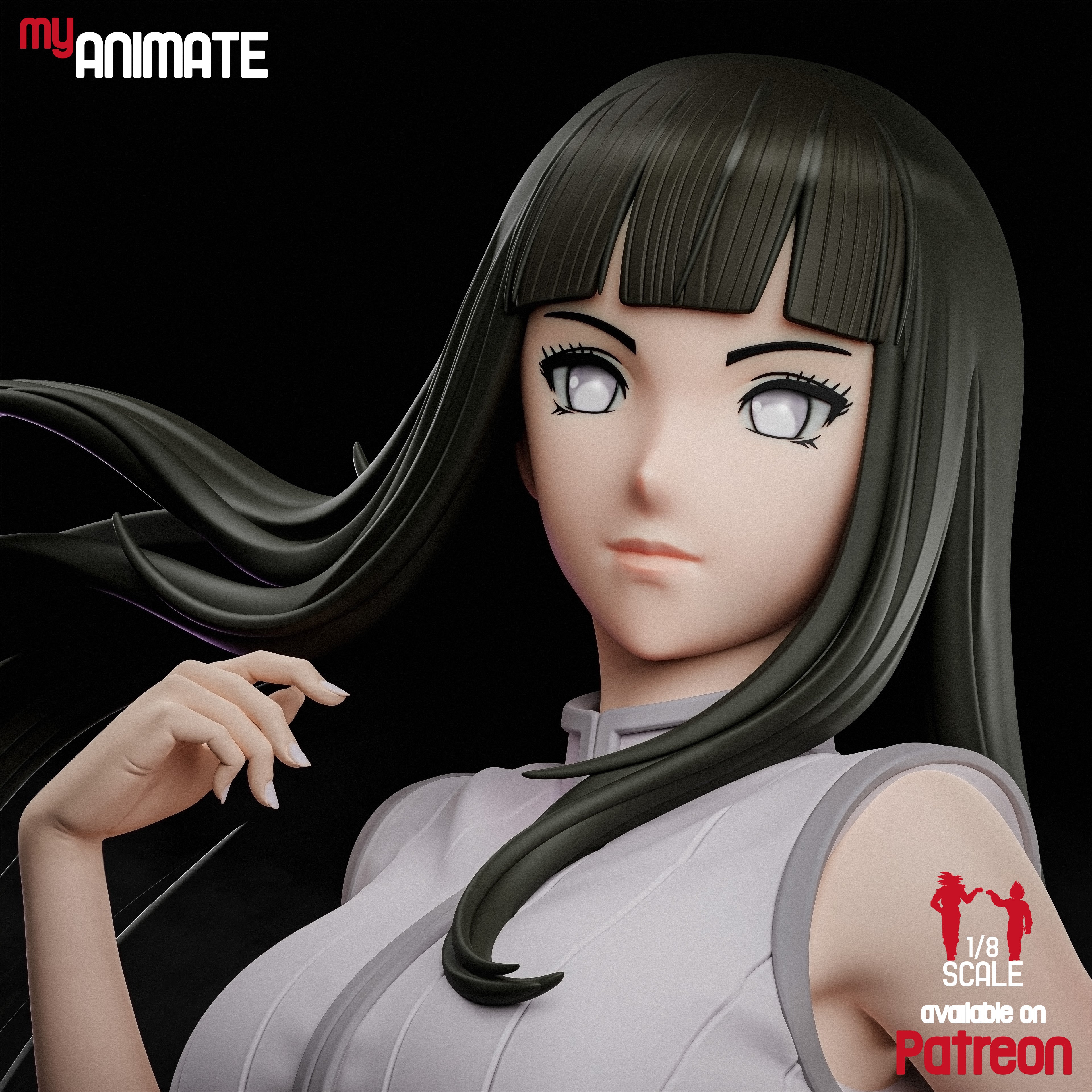 The Shy Blossom | Maximum Detailed 12K 3D Printed Figure