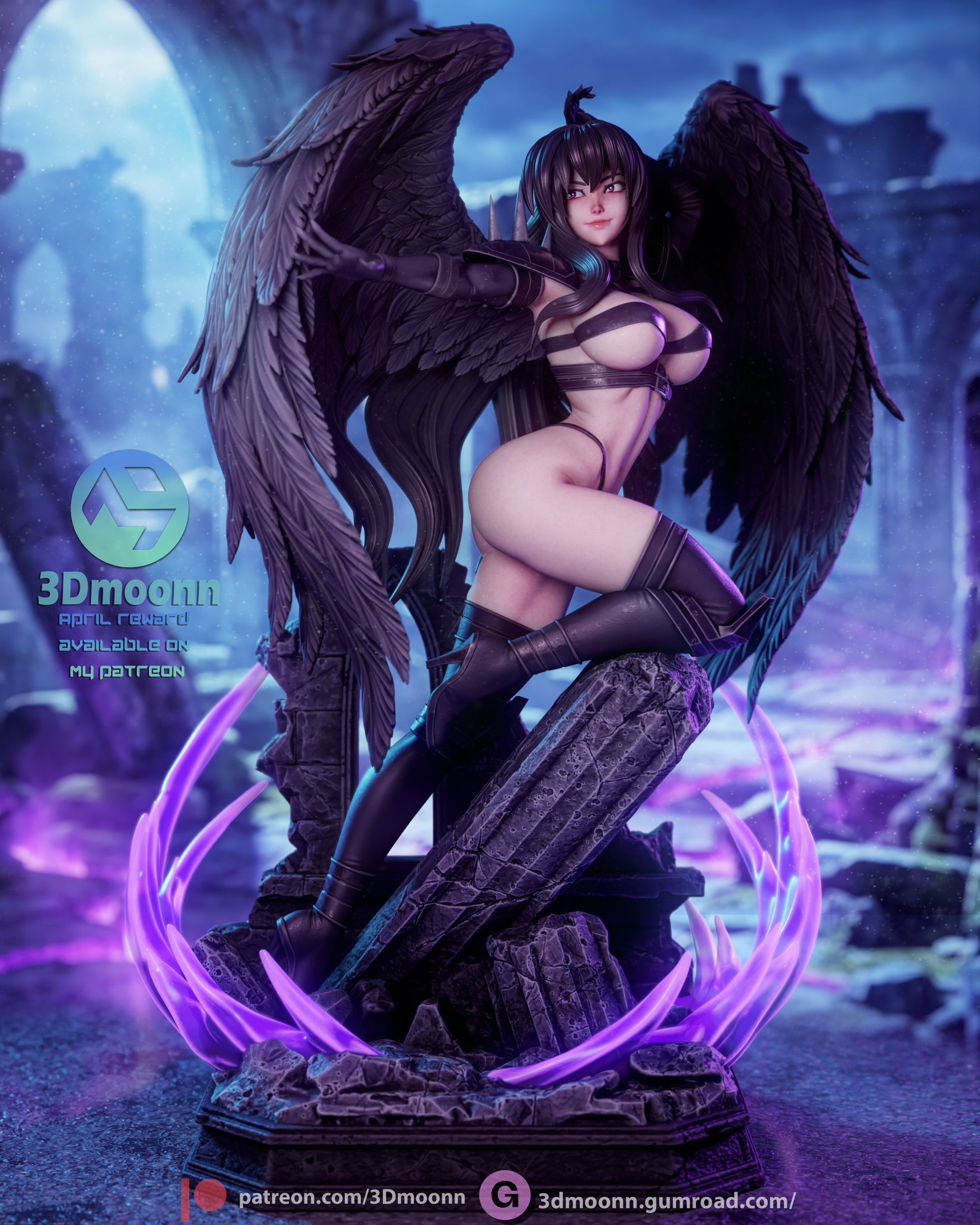 The Fallen Angel Statue