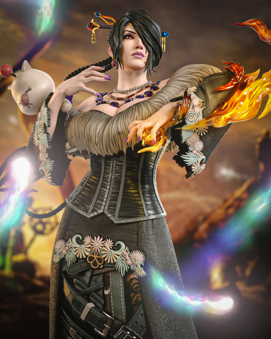Black Mage of Besaid Statue