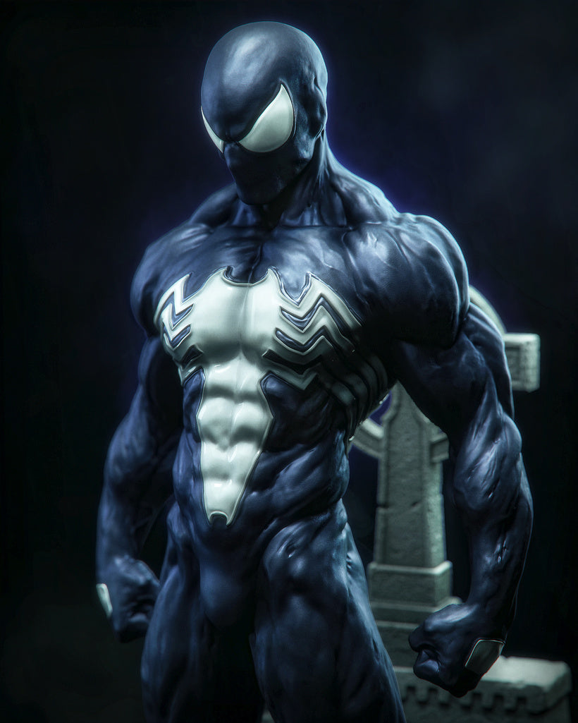 Symbiote Spider-Man Statue