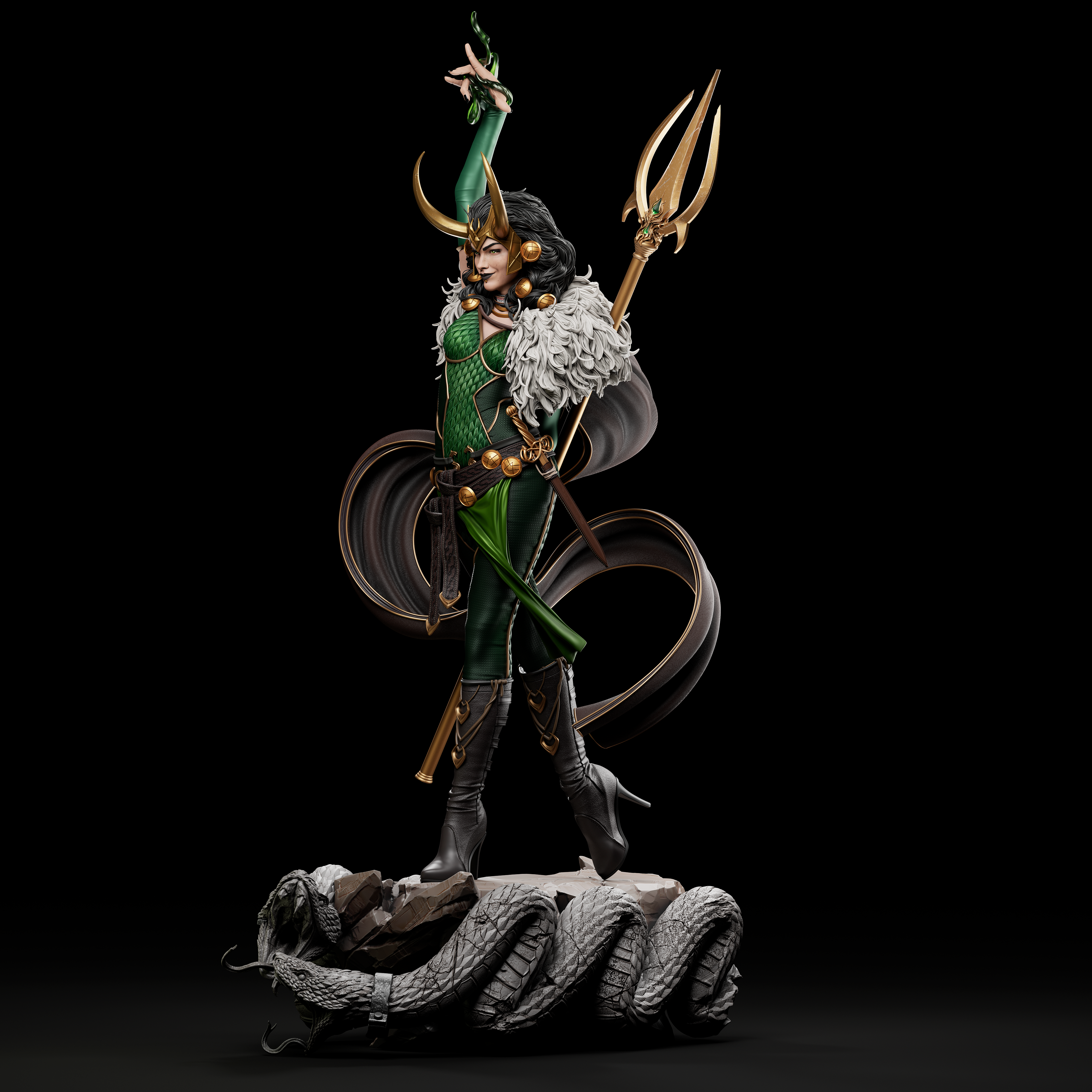 Goddess of Mischief Statue