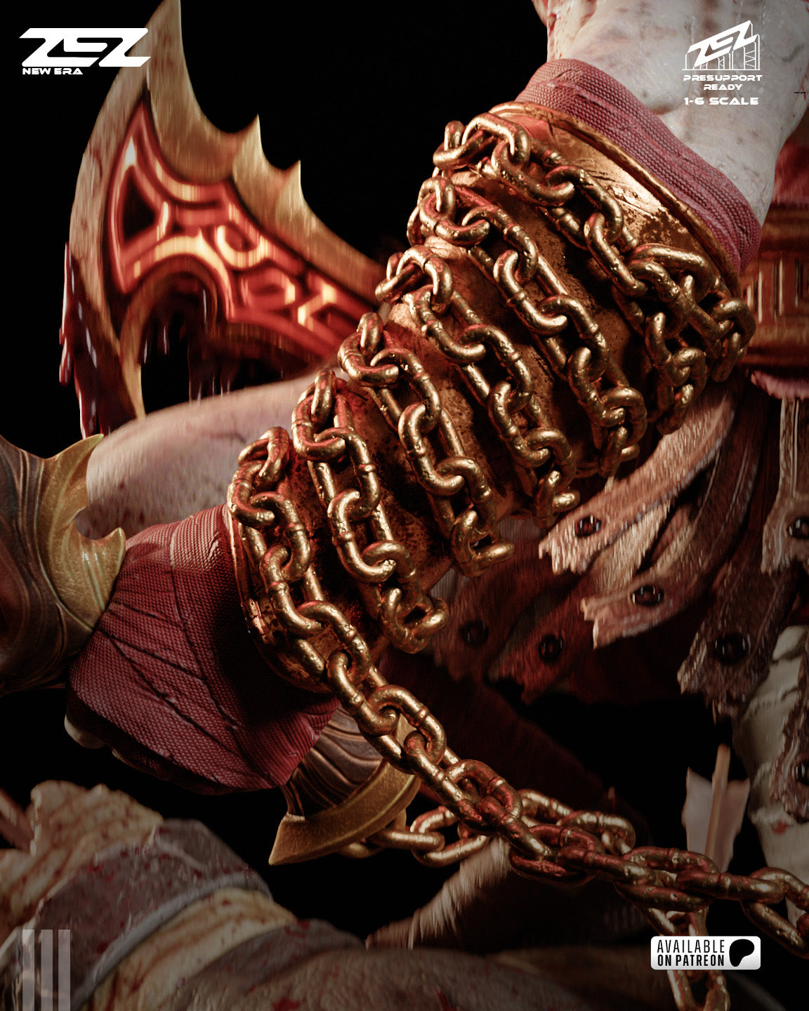 The Ashen Berserker Statue