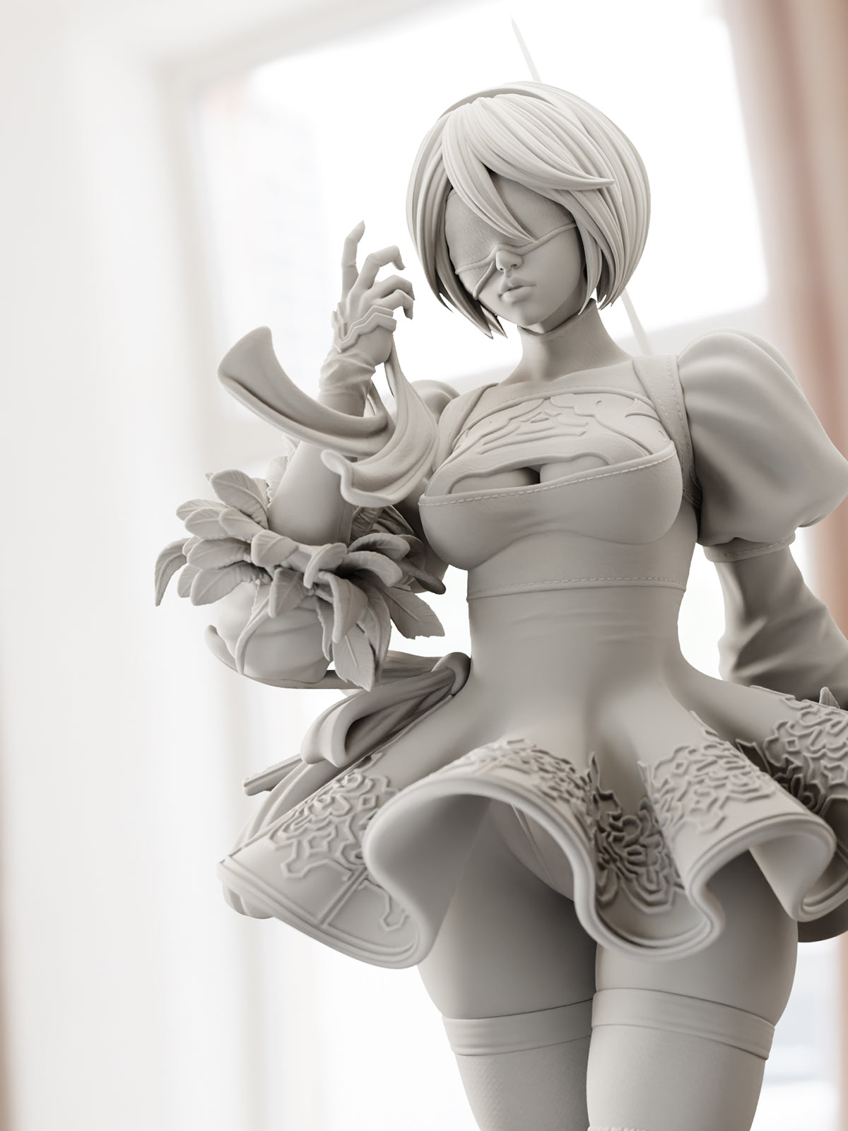 The Battle Android | Maximum Detailed 12K 3D printed figure