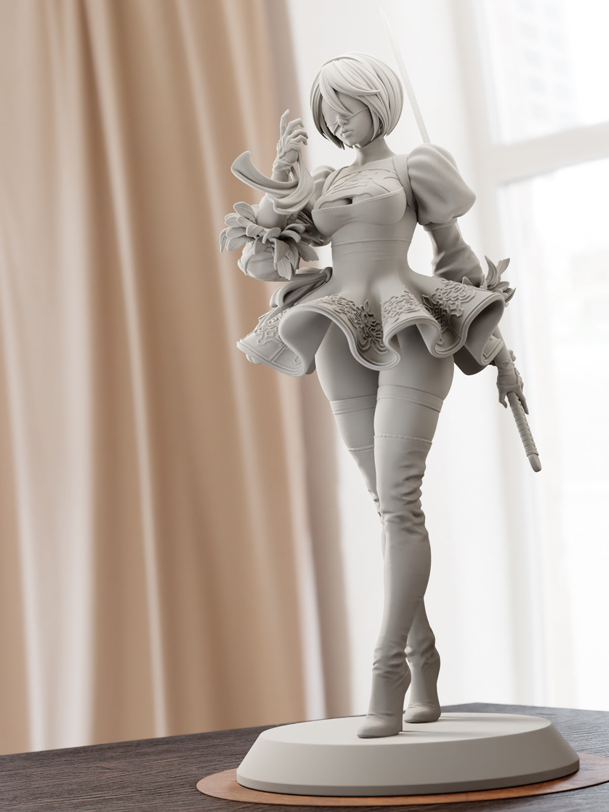 The Battle Android | Maximum Detailed 12K 3D printed figure