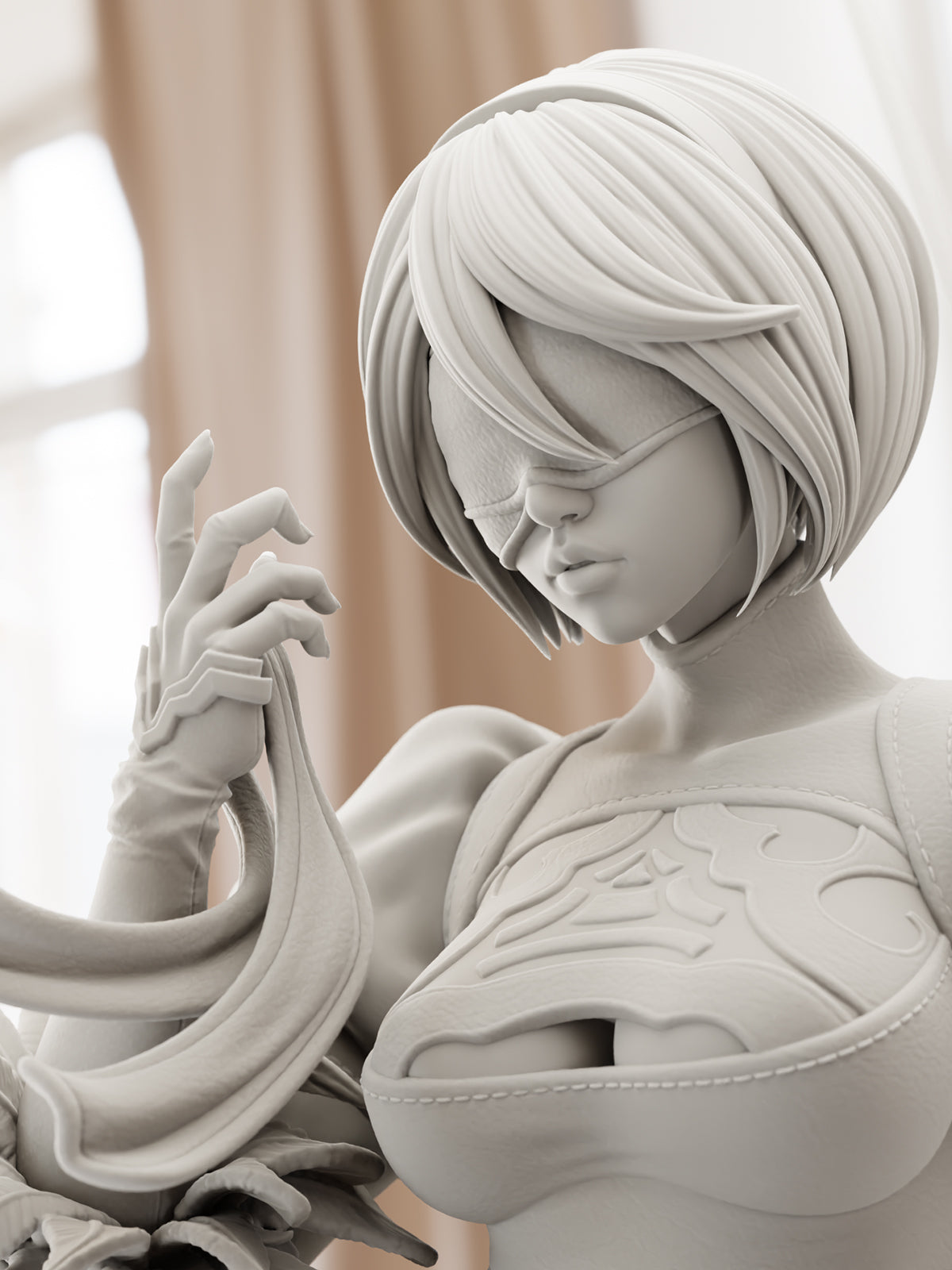 The Battle Android | Maximum Detailed 12K 3D printed figure
