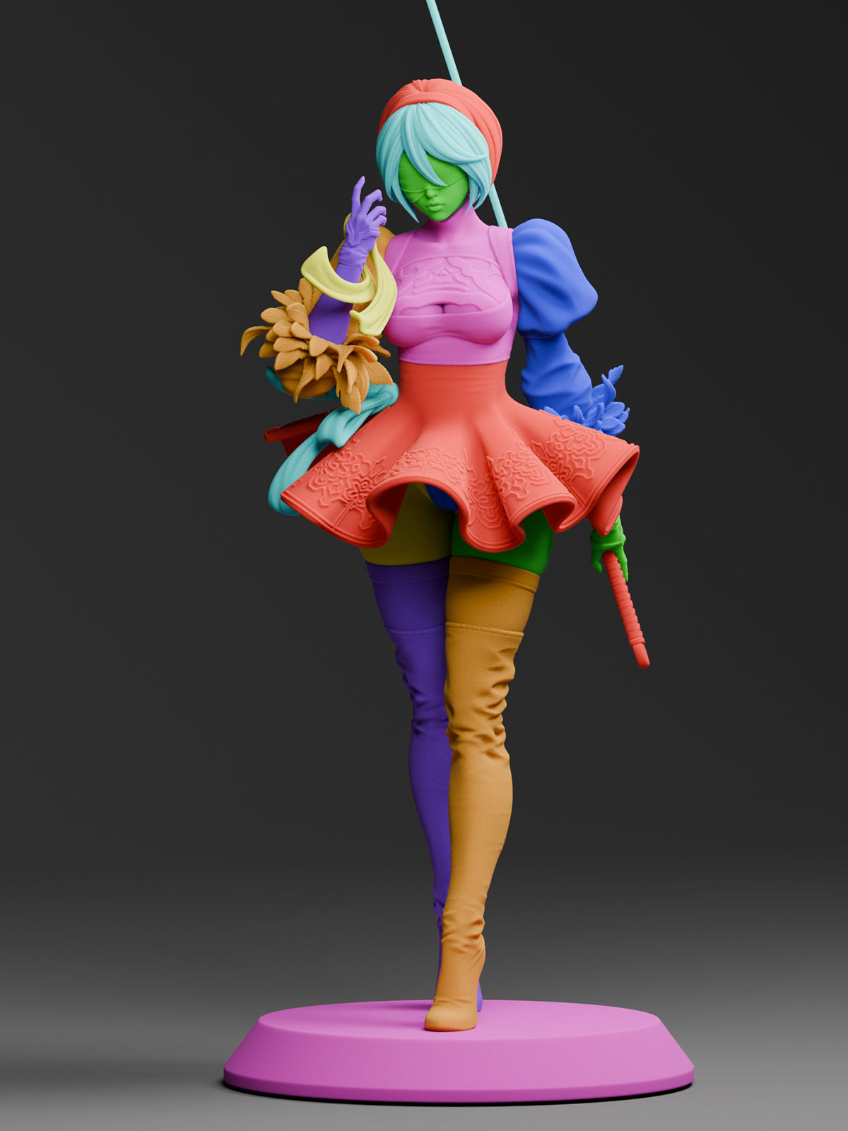 The Battle Android | Maximum Detailed 12K 3D printed figure