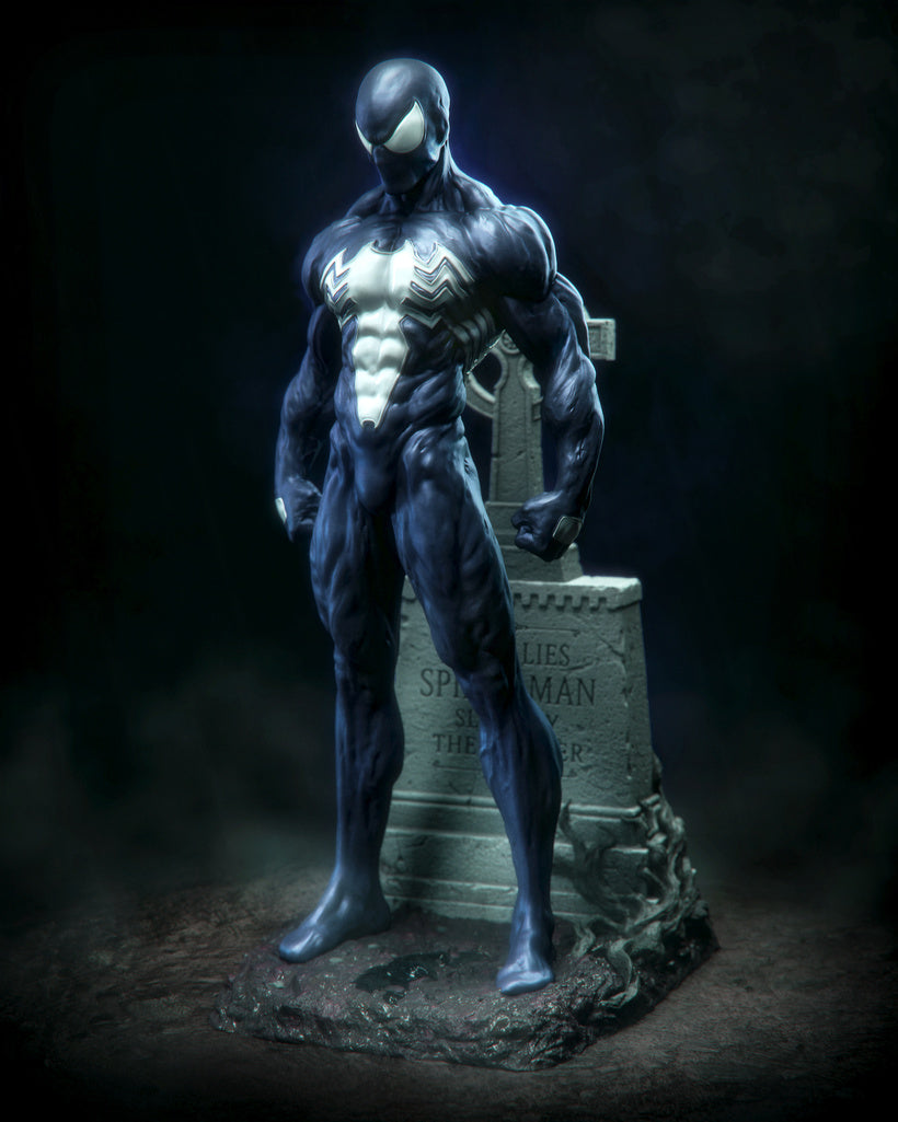Symbiote Spider-Man Statue
