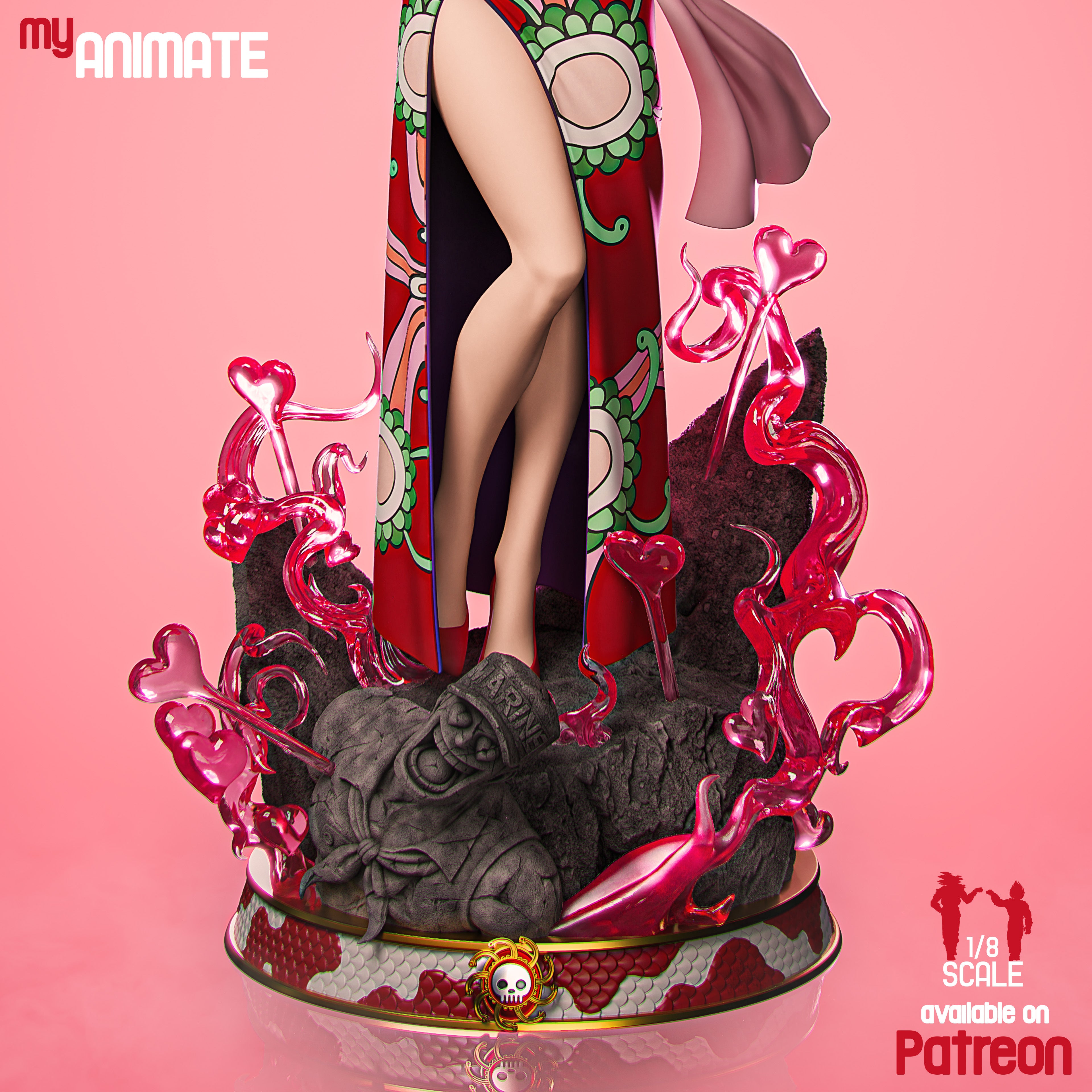 The Pirate Empress | Maximum Detailed 12K 3D Printed Figure