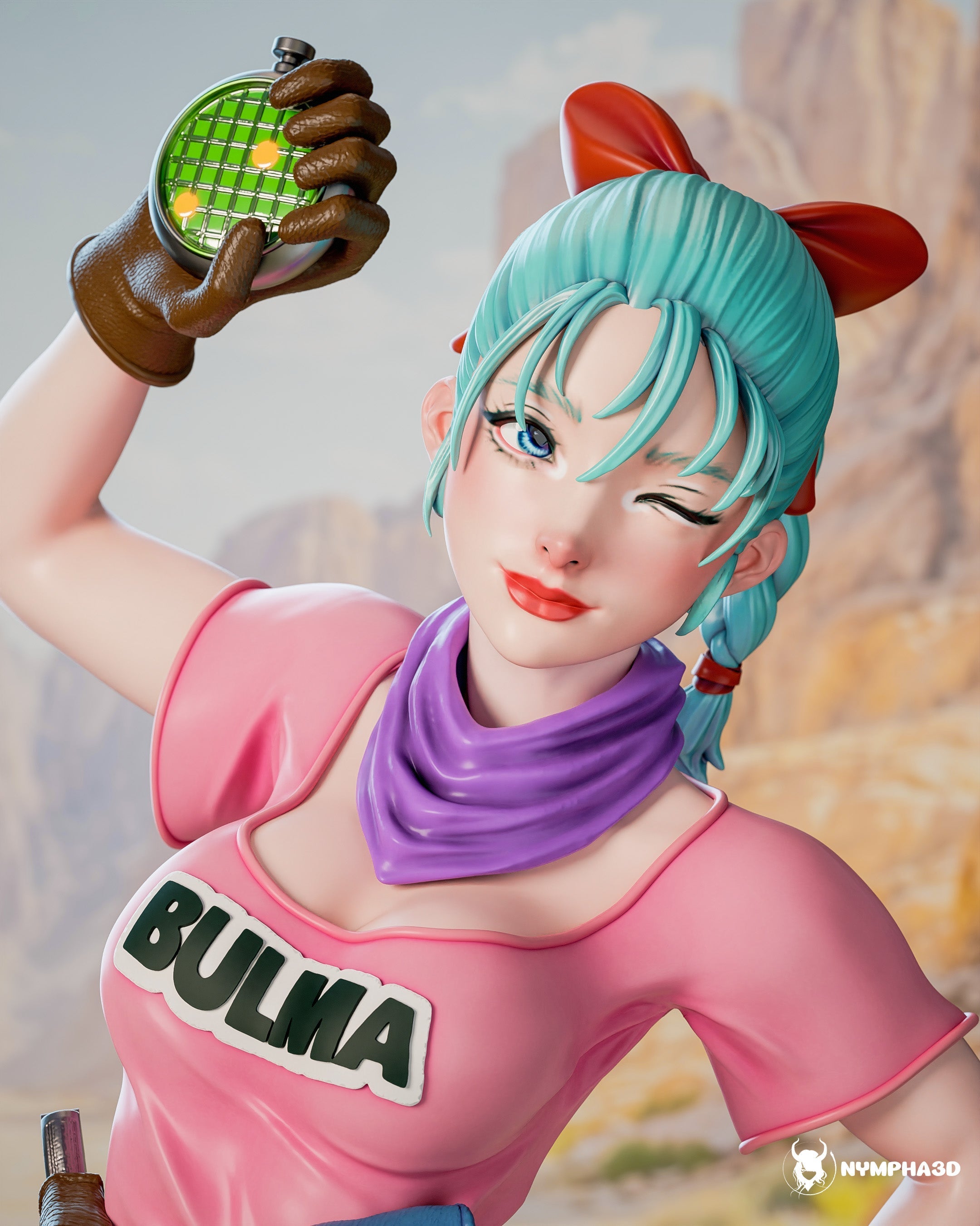 The Capsule Genius Statue