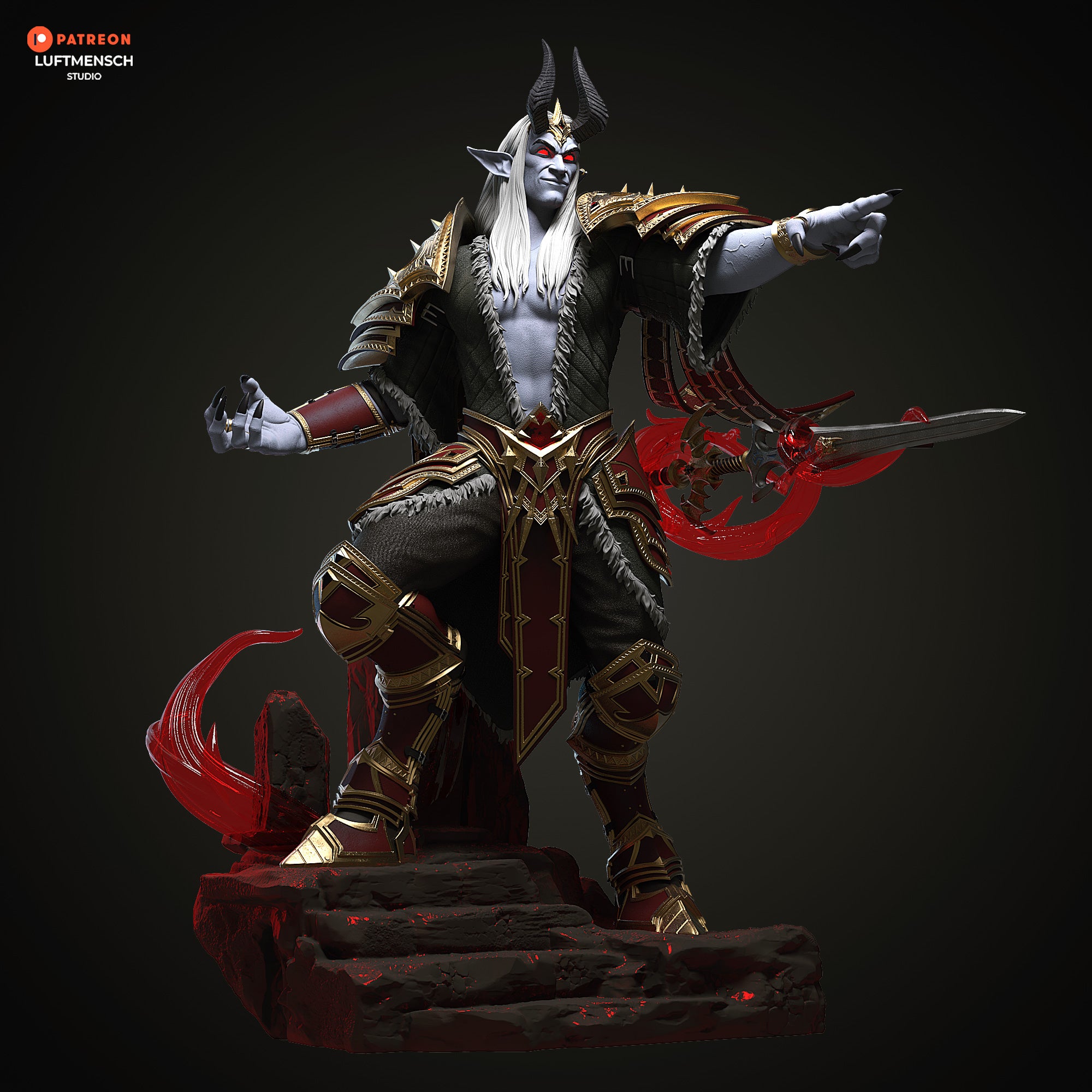 The Castle Master | Maximum Detailed 12K 3D printed figure