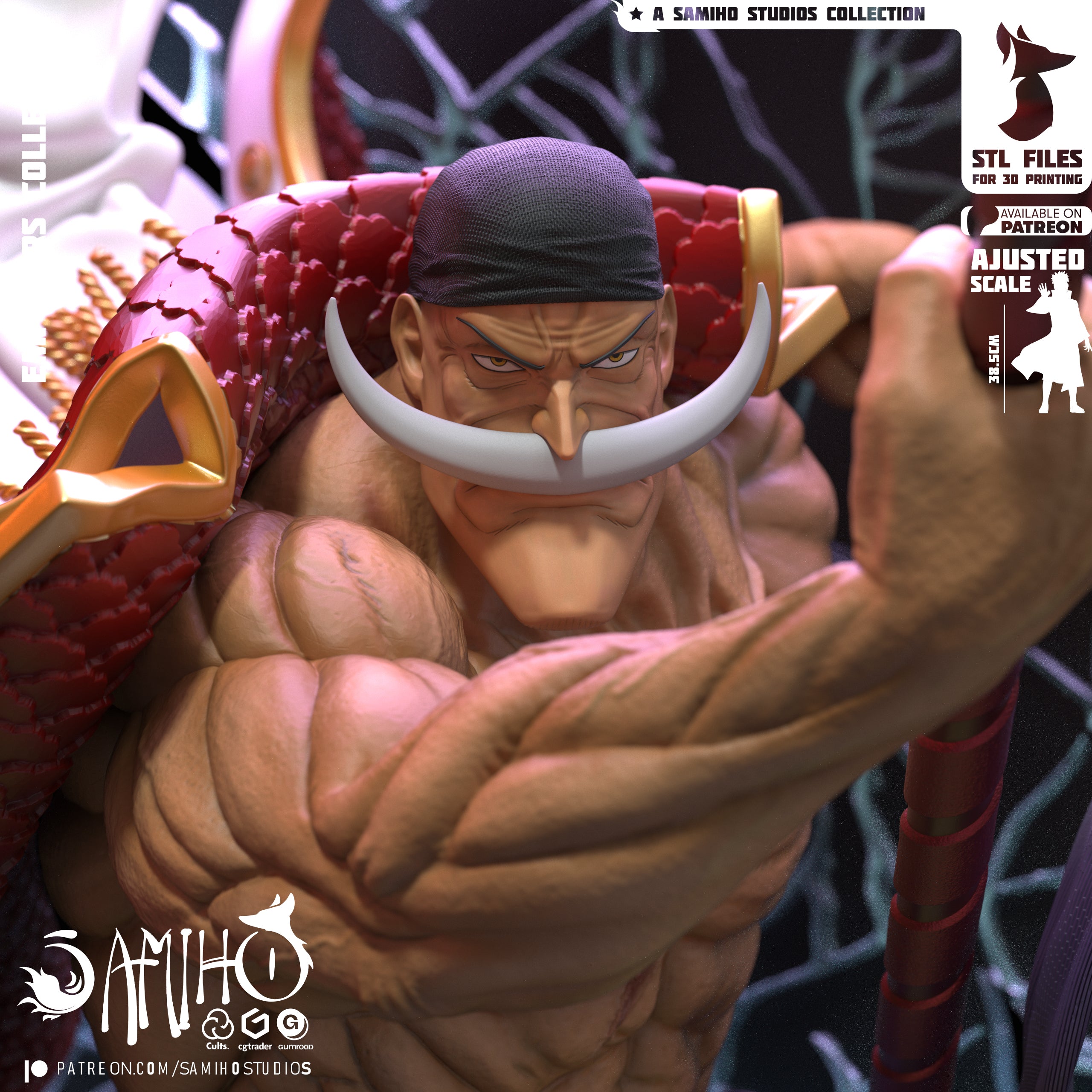 The Strongest Pirate | Maximum Detailed 12K 3D Printed Figure