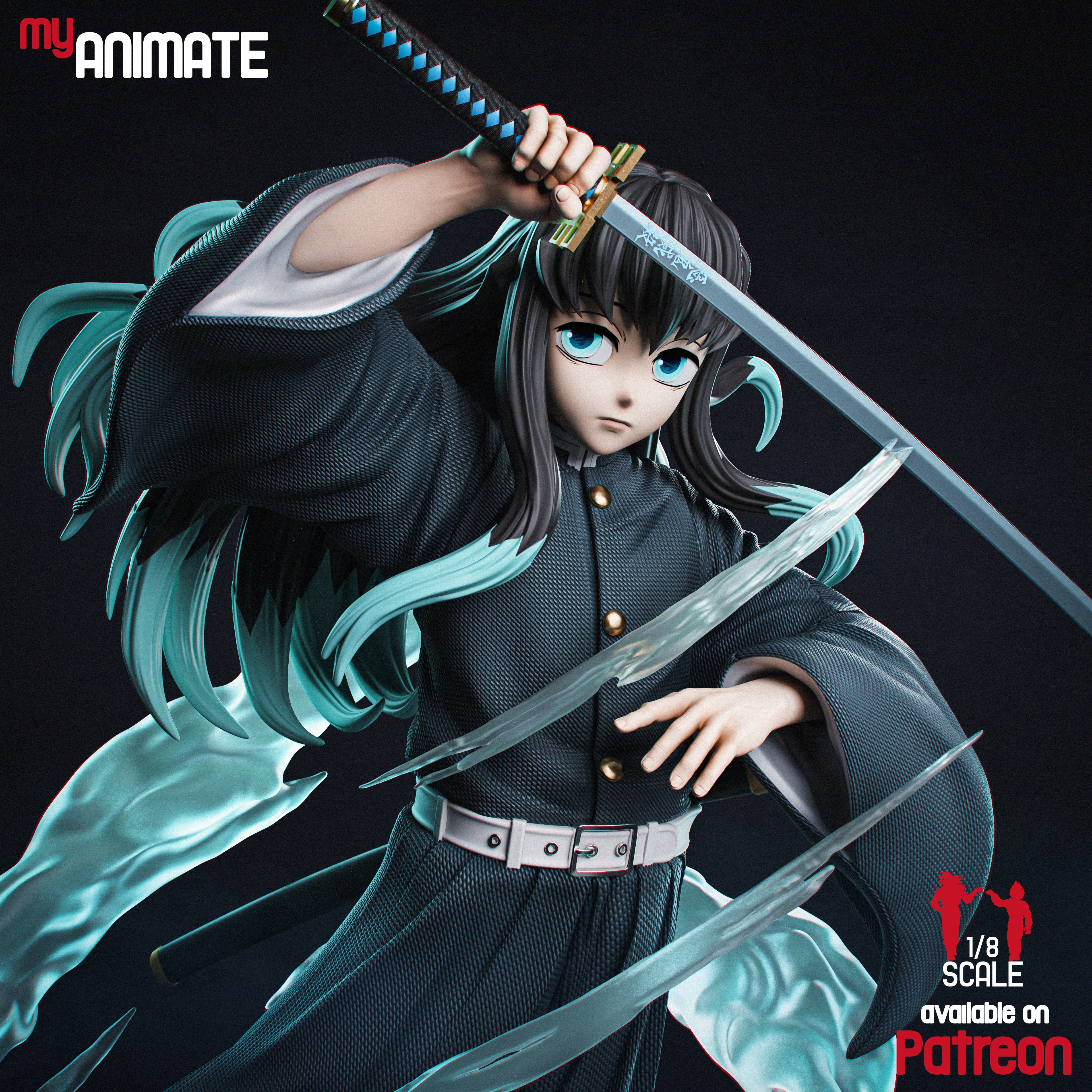 The Mist Pillar | Maximum Detailed 12K 3D Printed Figure