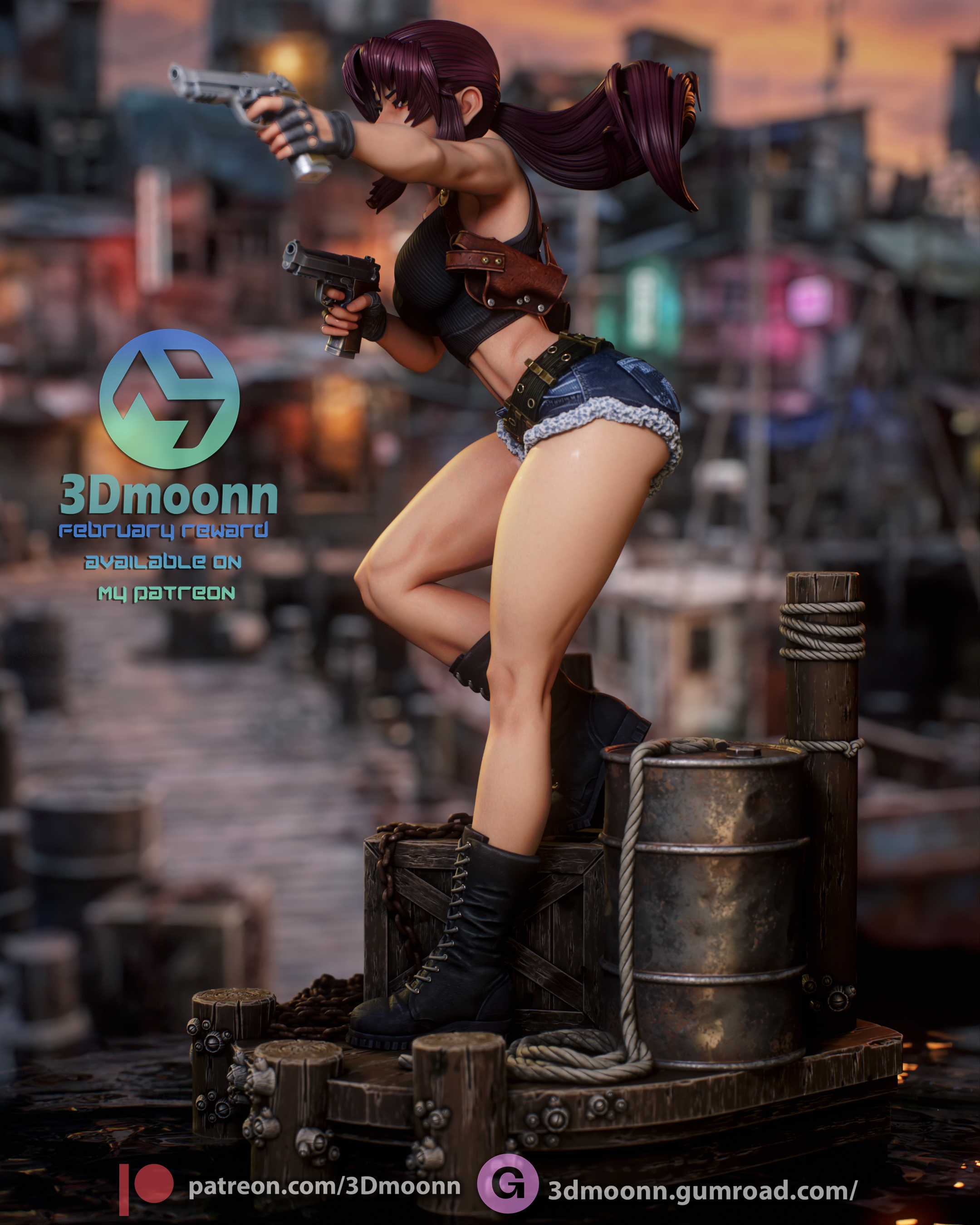 Two Hands | Maximum Detailed 12K 3D printed figure