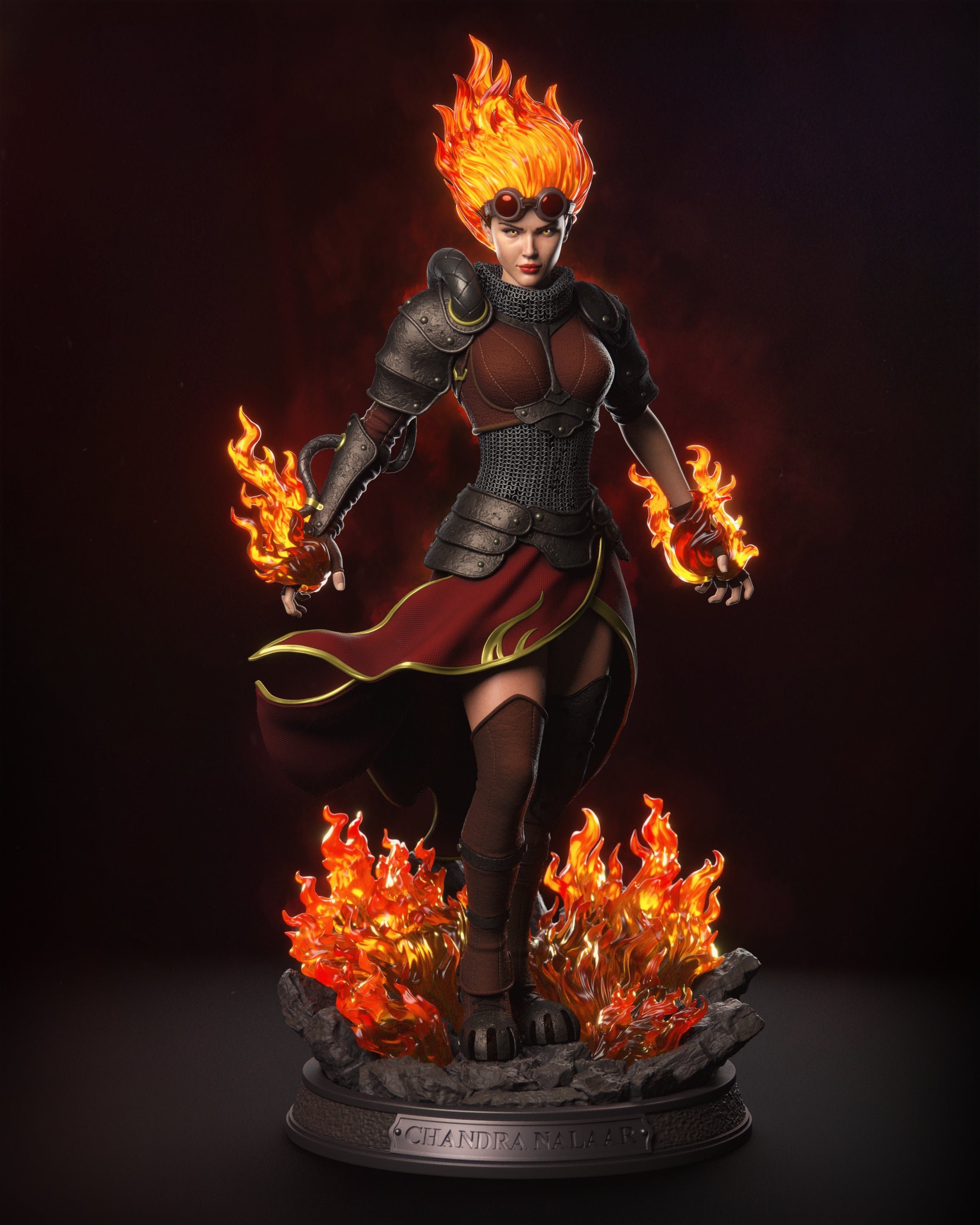 The Pyromancer Statue