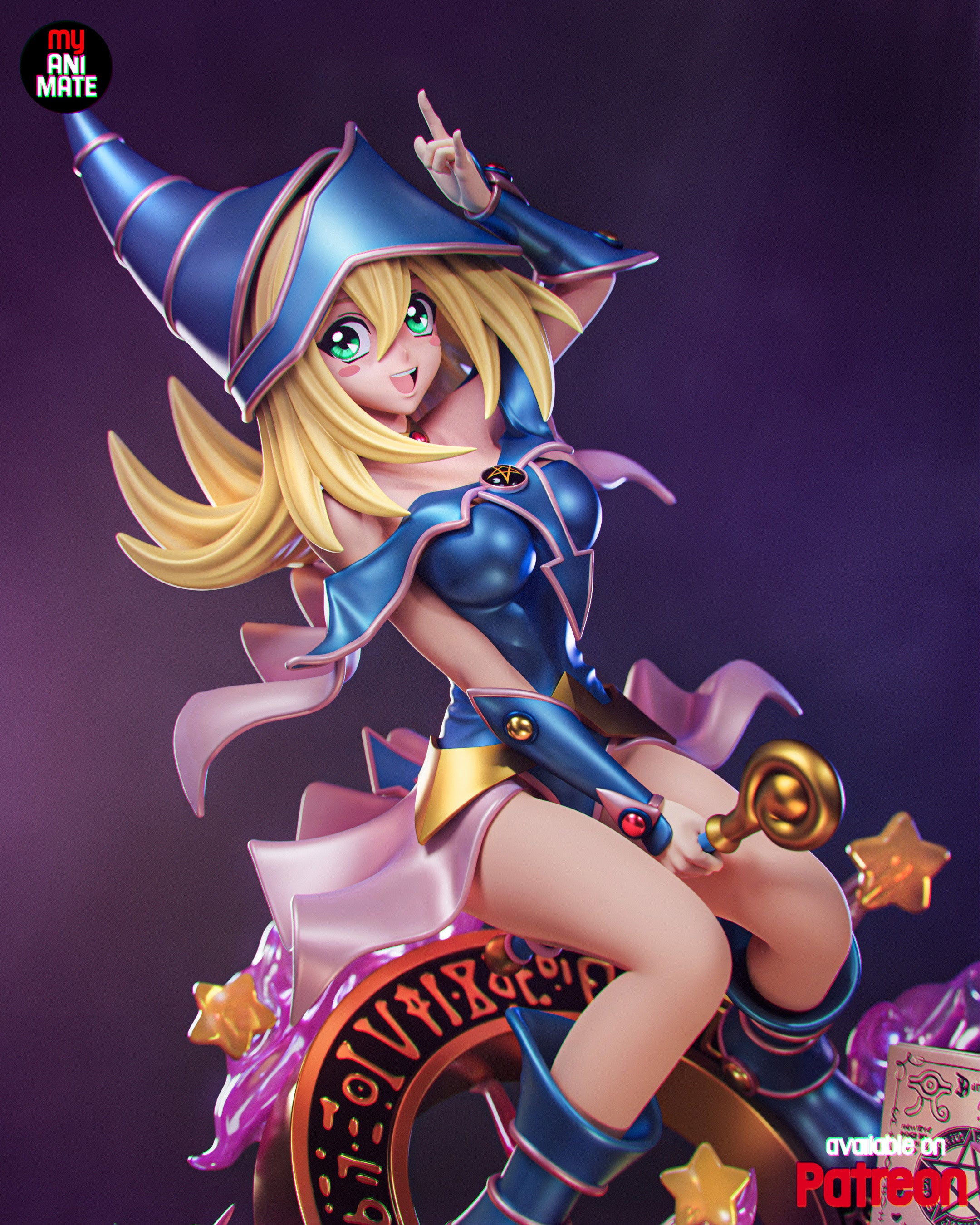 Dark Magician Girl Statue