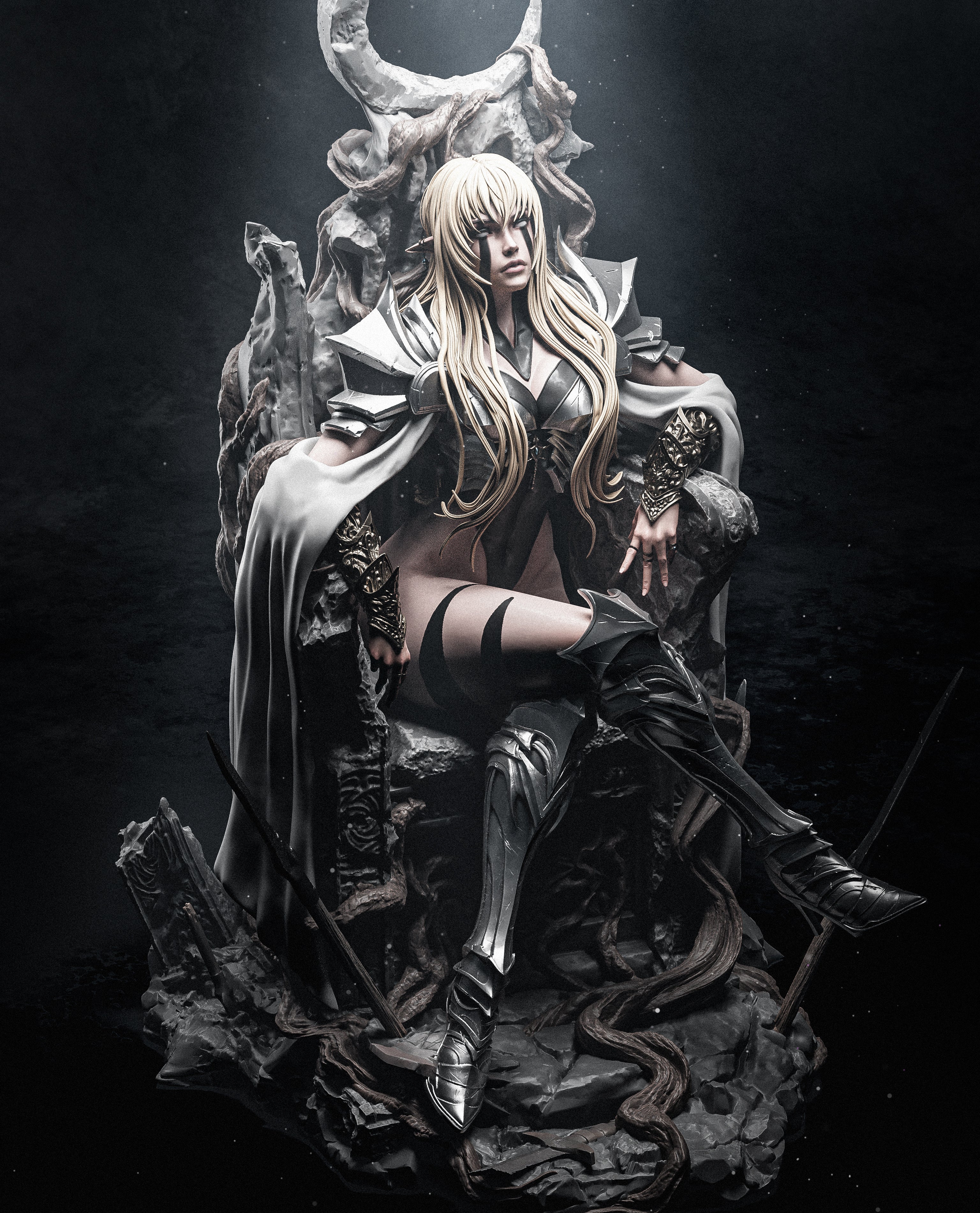 Dark Matriarch | Maximum Detailed 12K 3D printed figure