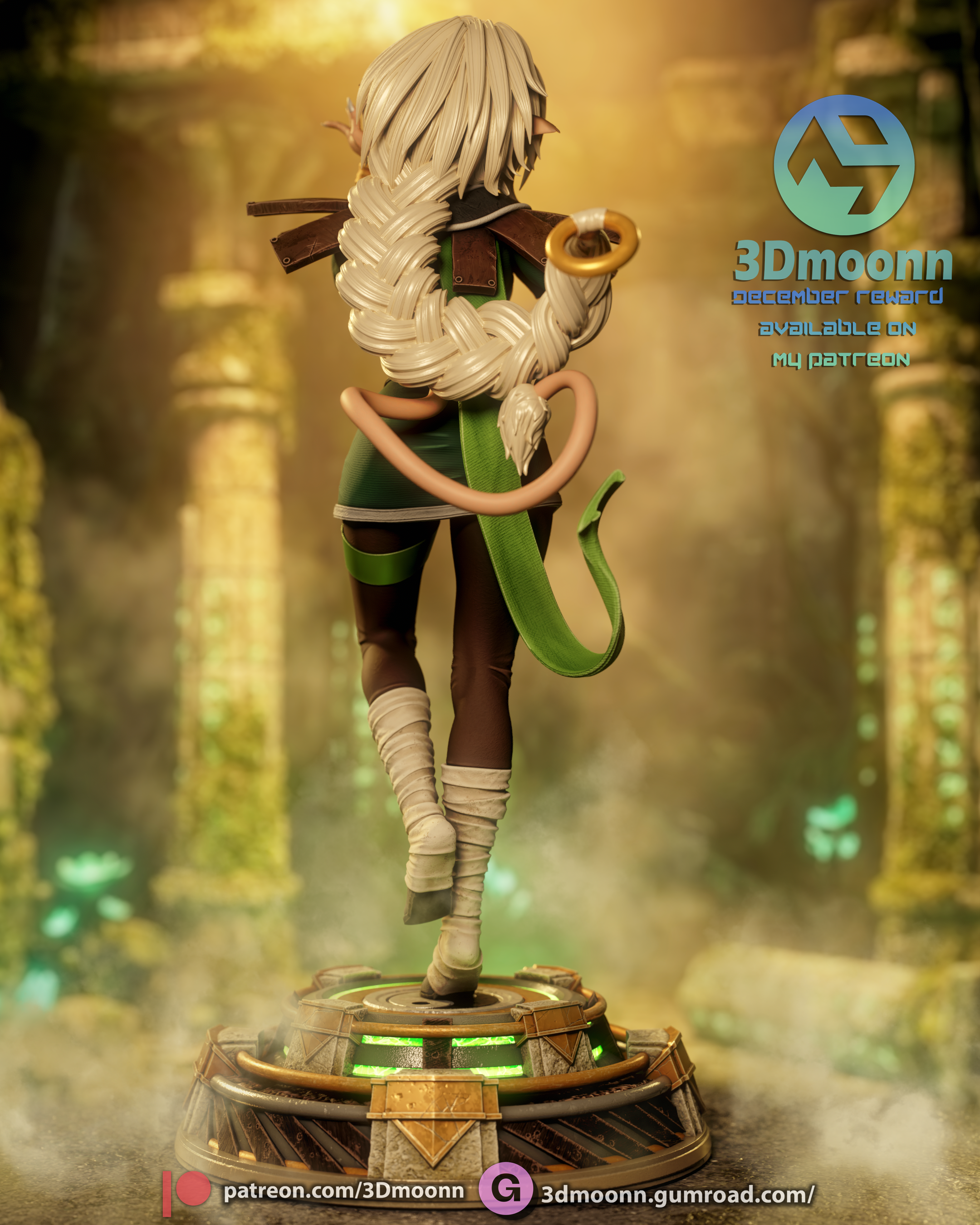 The Wild Heart | Maximum Detailed 12K 3D printed figure