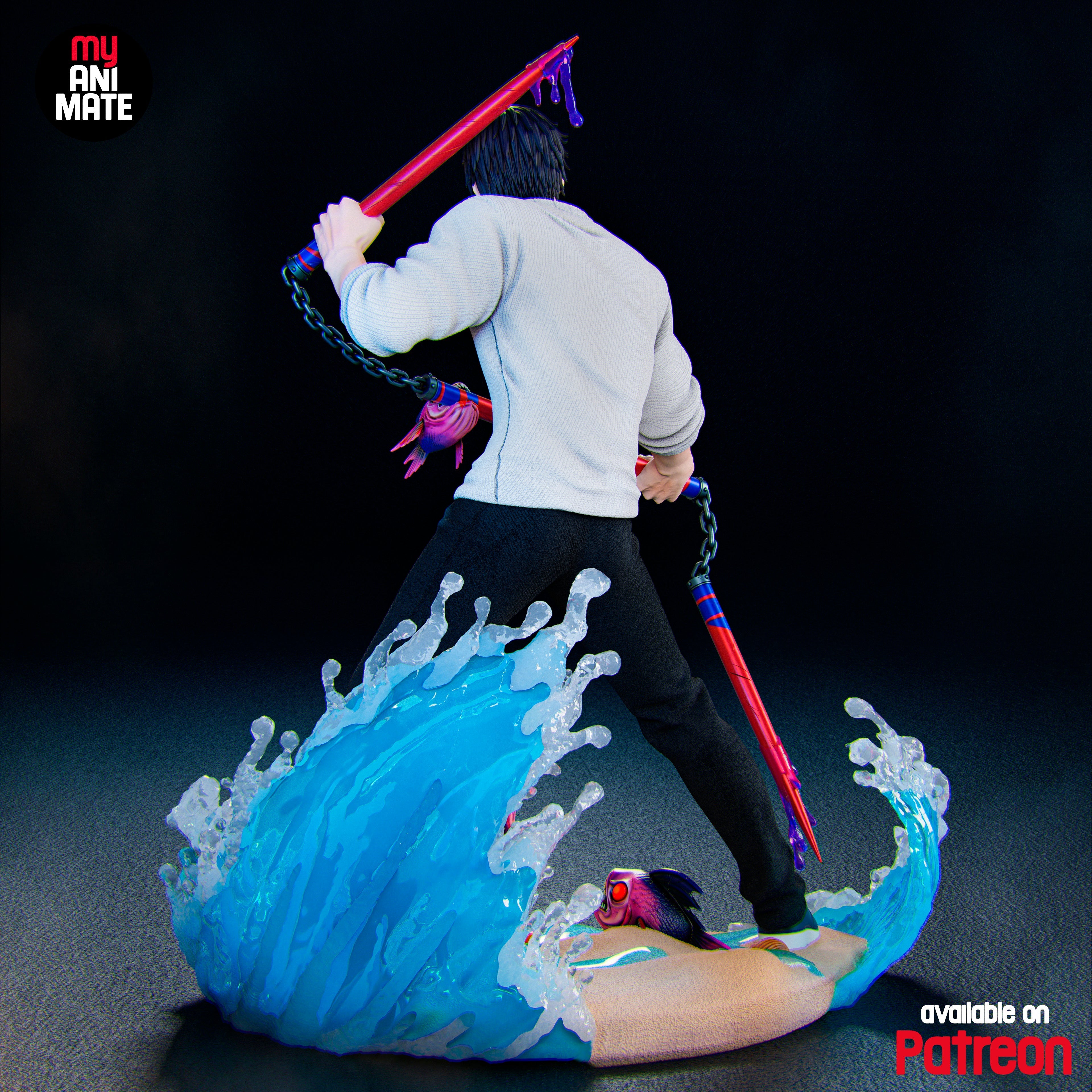Ghost of the Zenin Statue