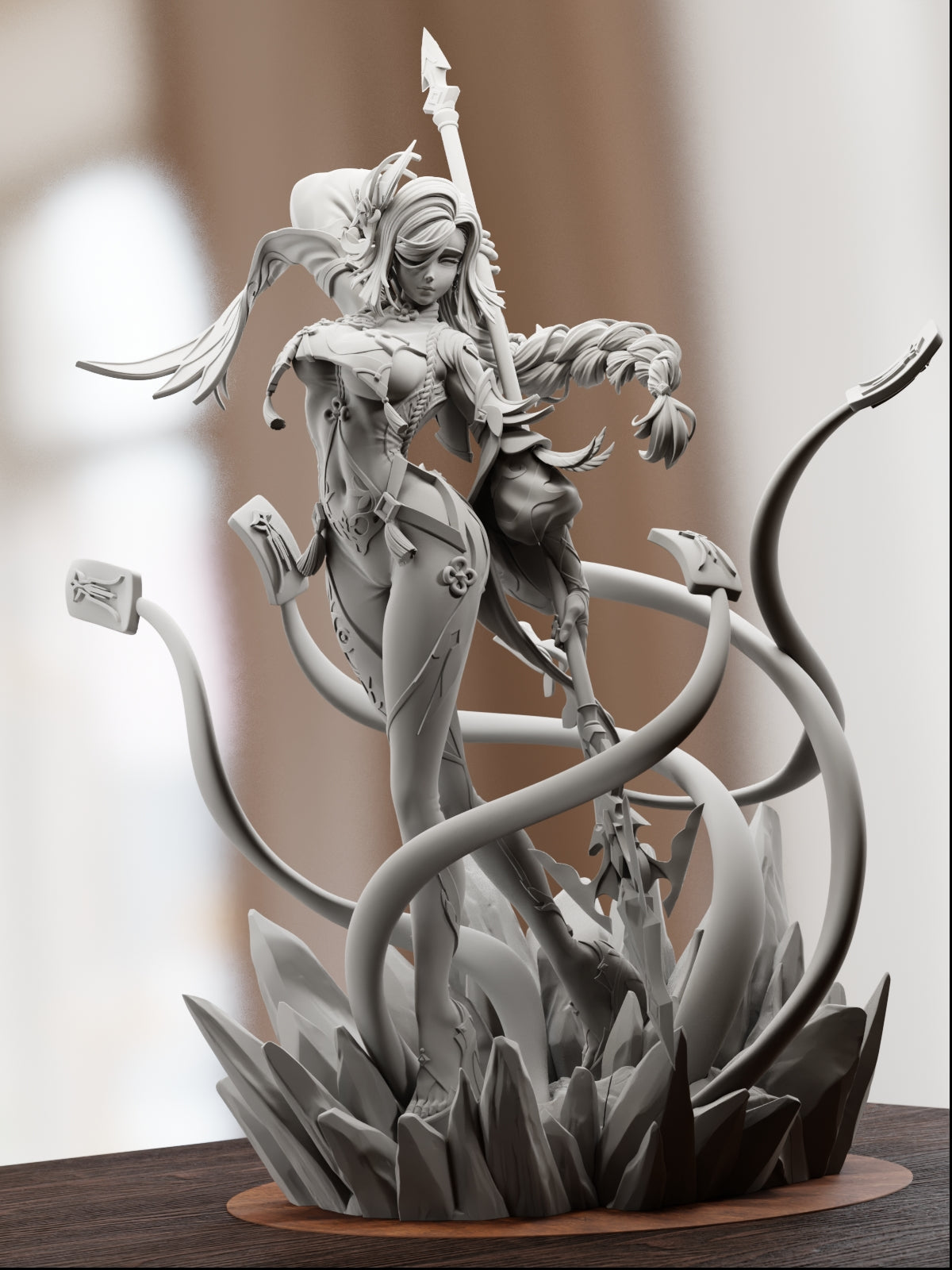 The Cryo Lancer | Maximum Detailed 12K 3D printed figure