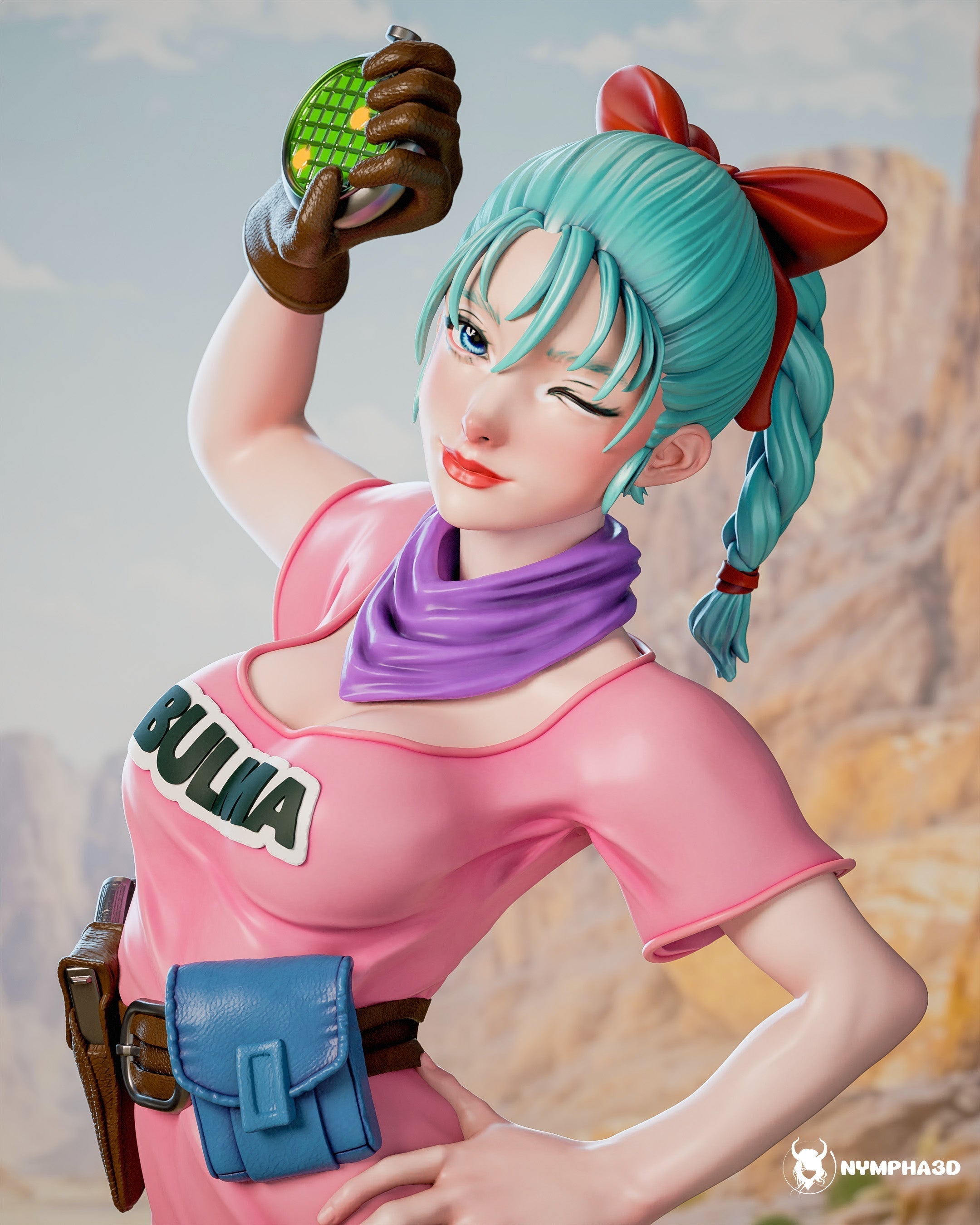The Capsule Genius Statue