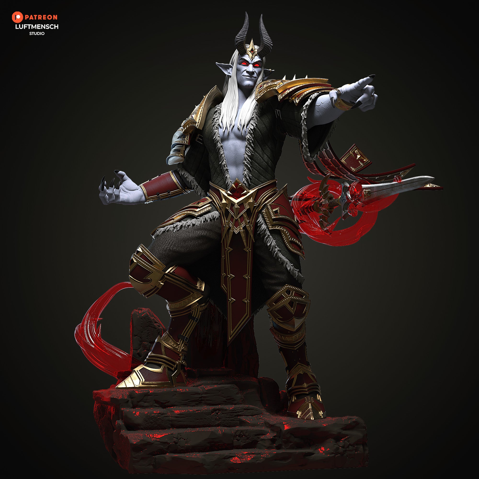 The Castle Master | Maximum Detailed 12K 3D printed figure