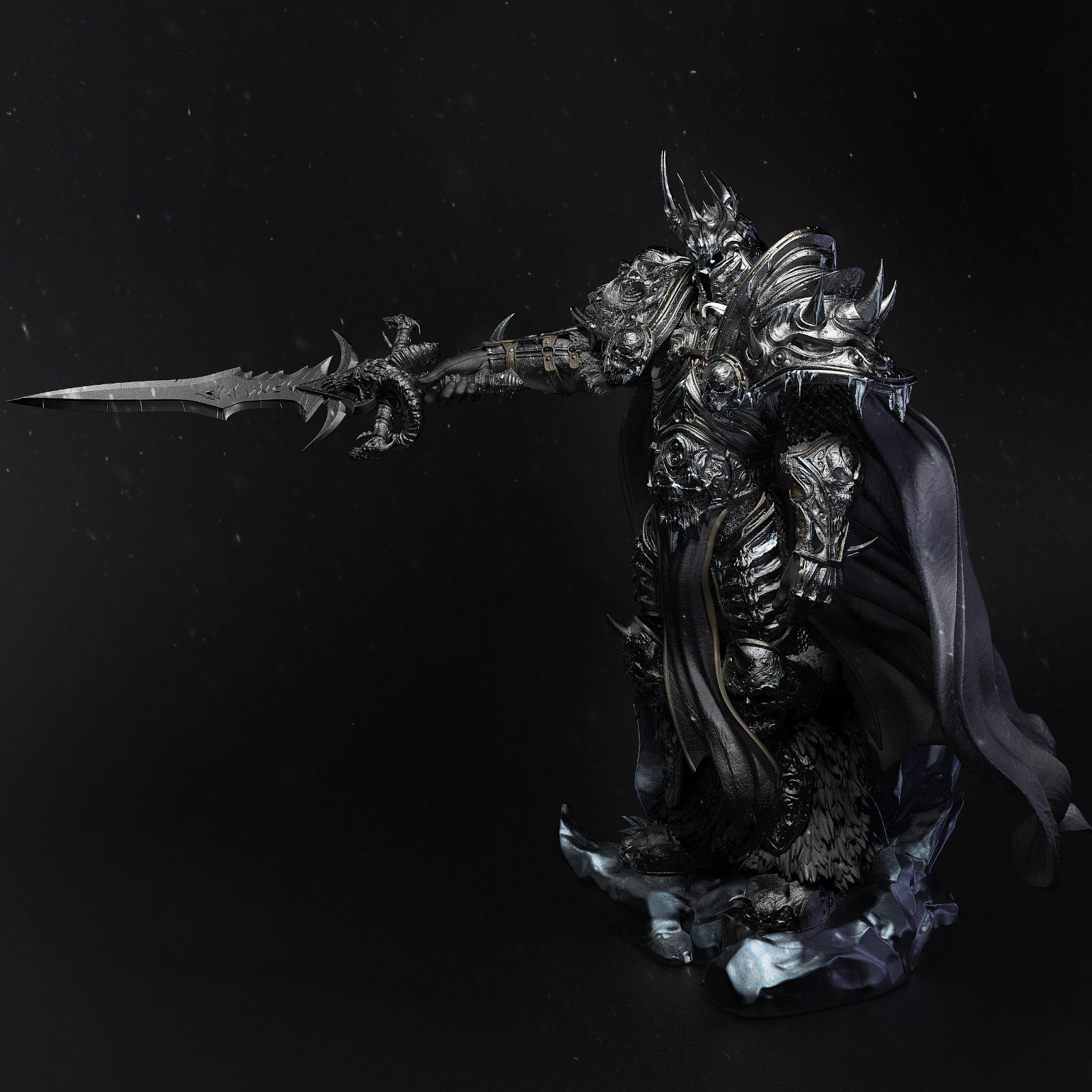 The Icecrown | Maximum Detailed 12K 3D printed figure