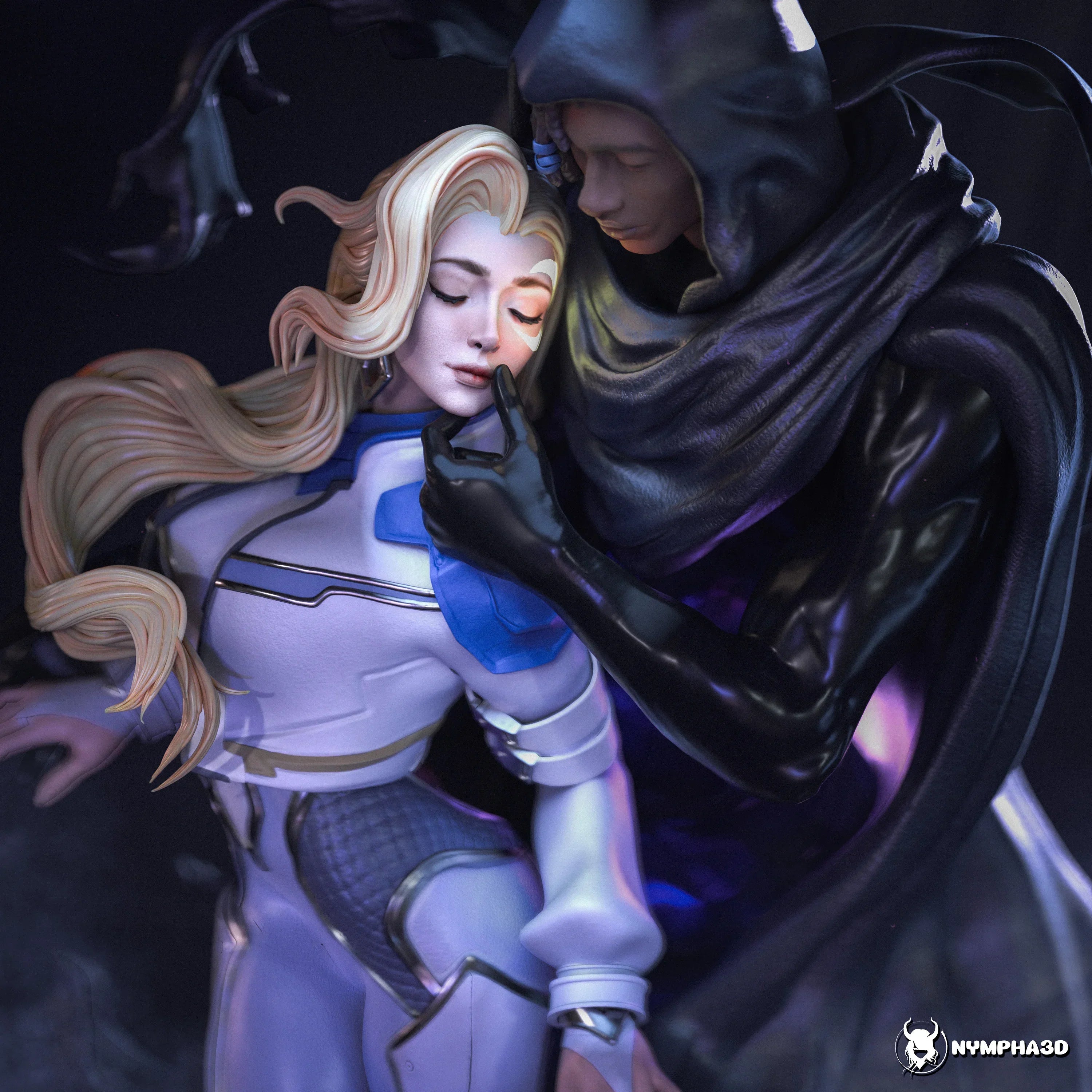 Light & Dark Statue