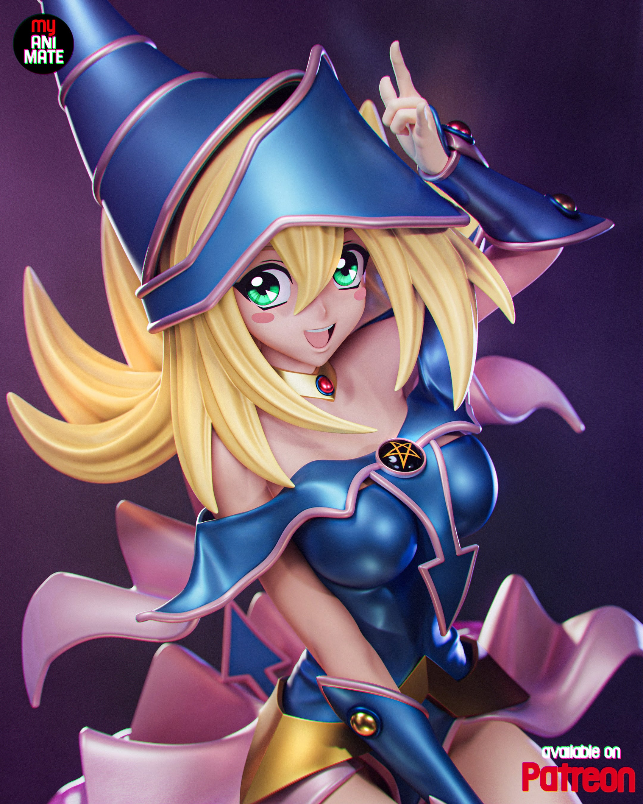 Dark Magician Girl Statue
