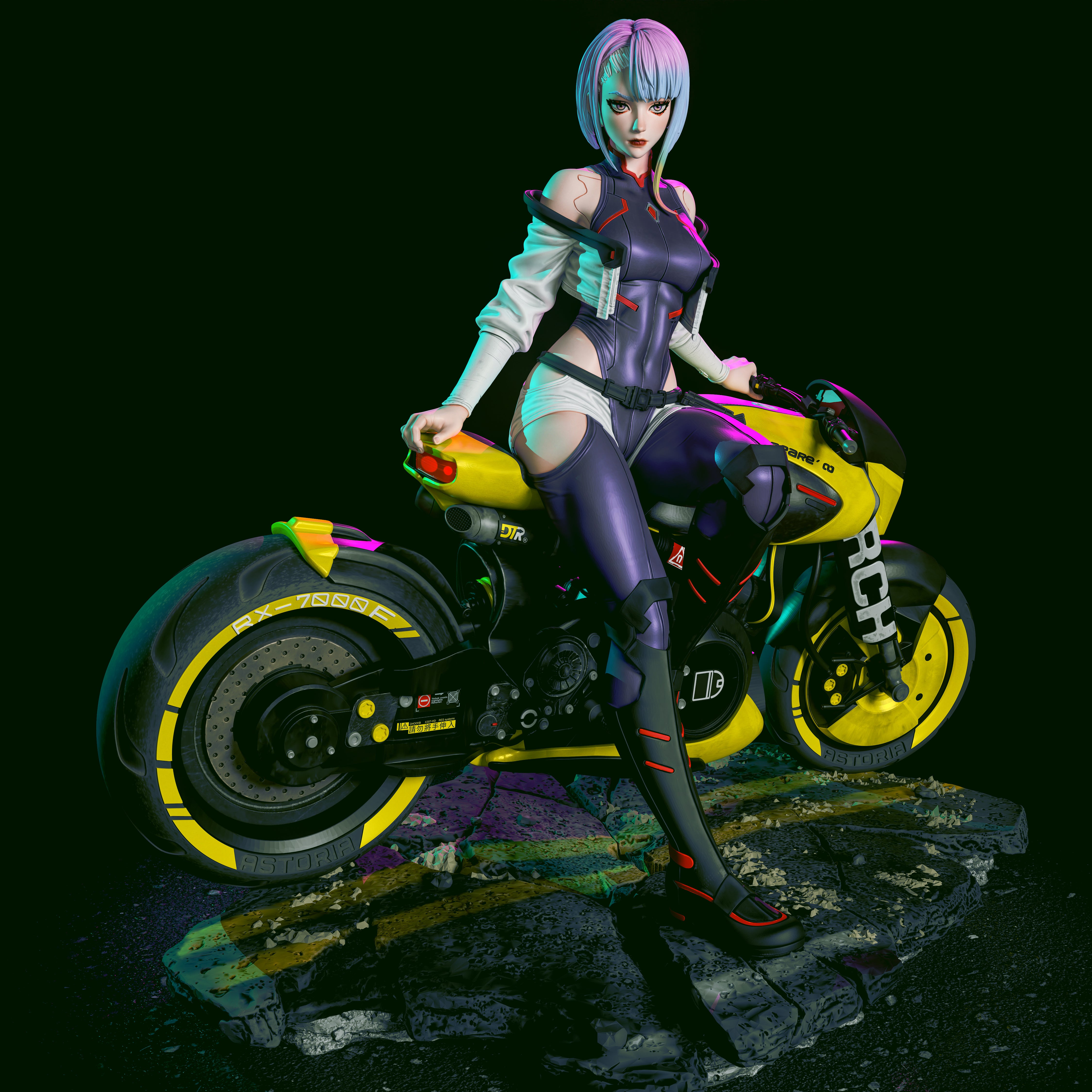 The Netrunner Statue