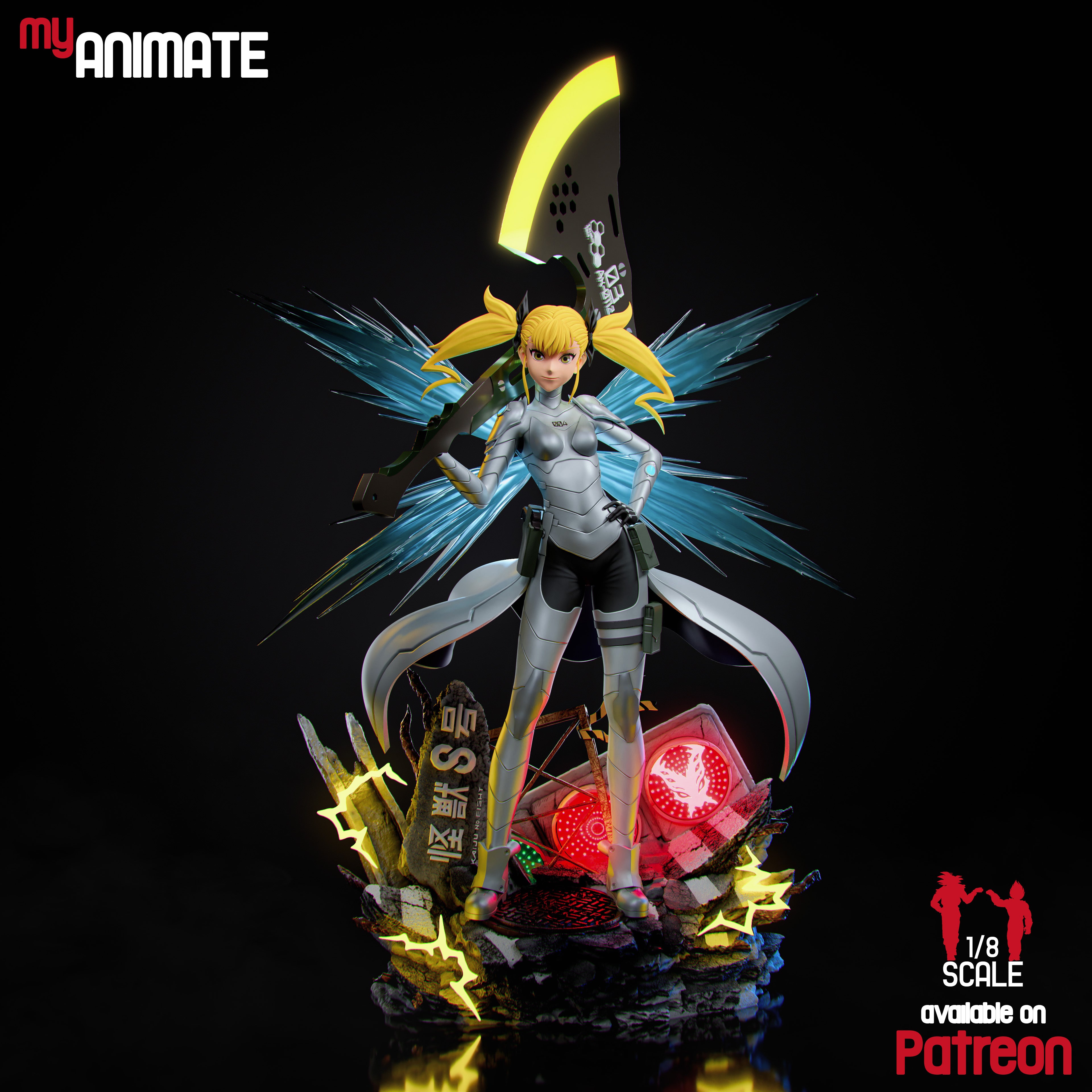 The Winged Prodigy | Maximum Detailed 12K 3D Printed Figure