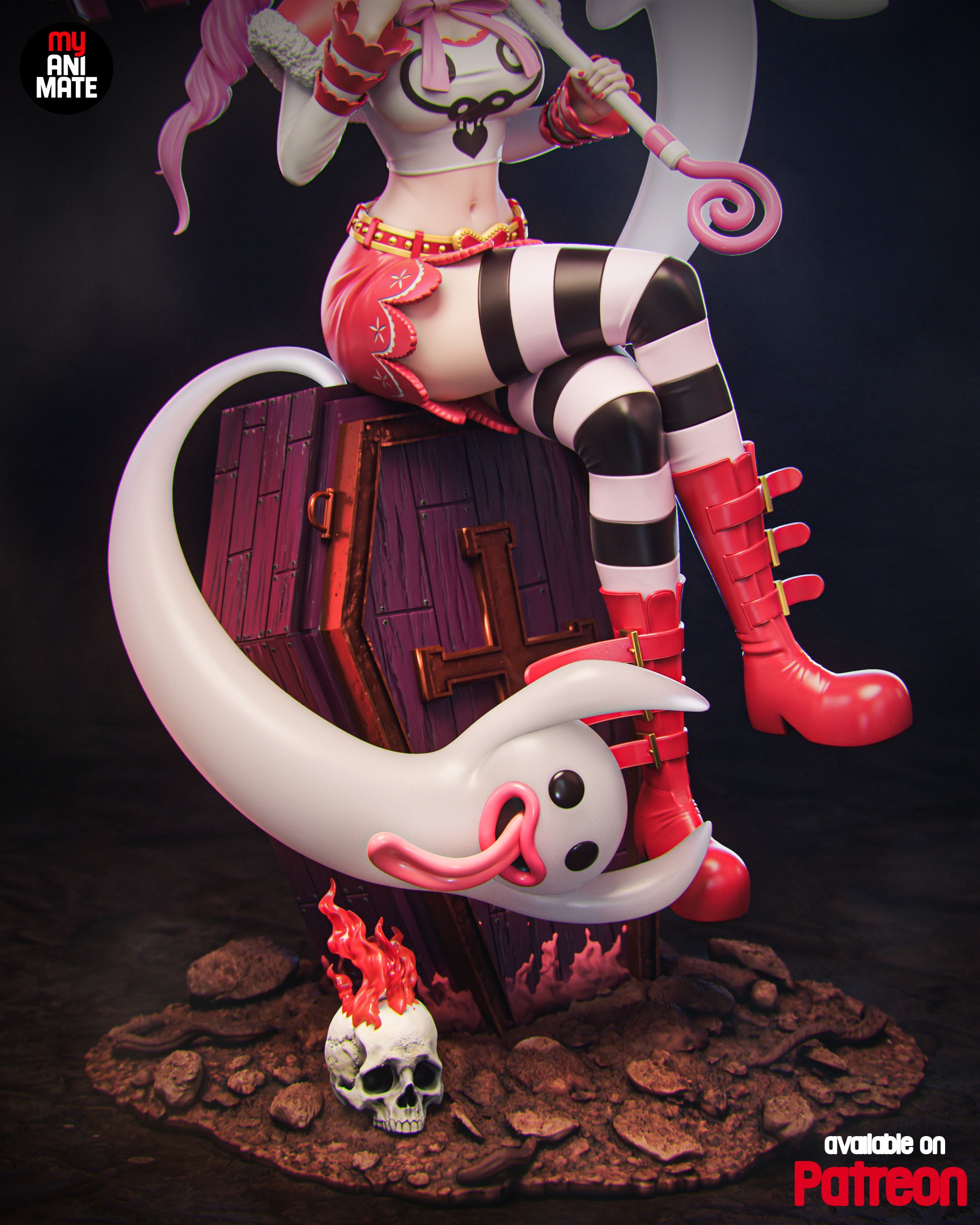 The Hollow-Hollow Girl Statue