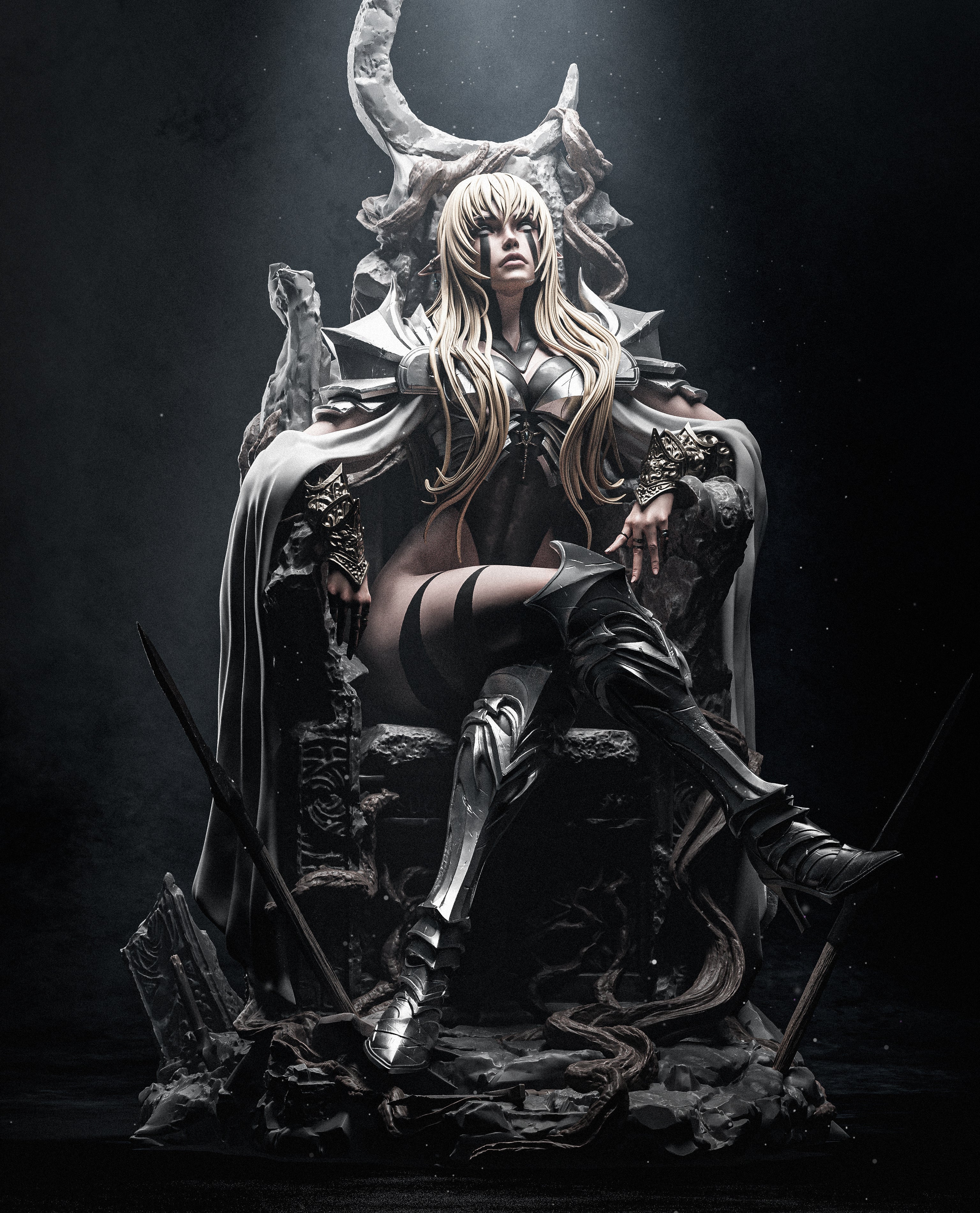 Dark Matriarch | Maximum Detailed 12K 3D printed figure