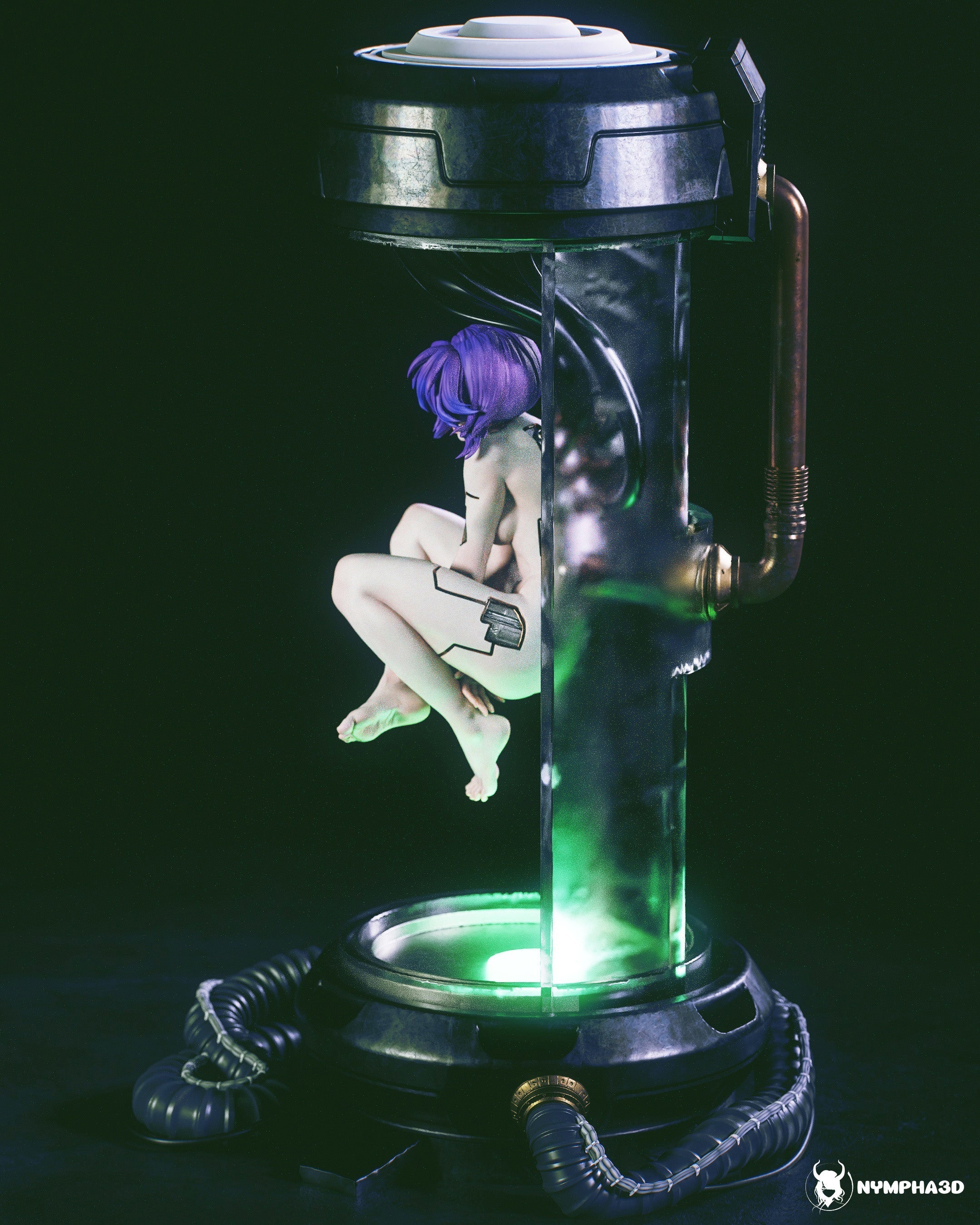 The Shell Commander Statue