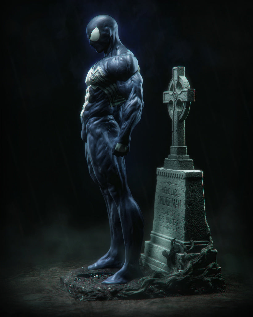 Symbiote Spider-Man Statue
