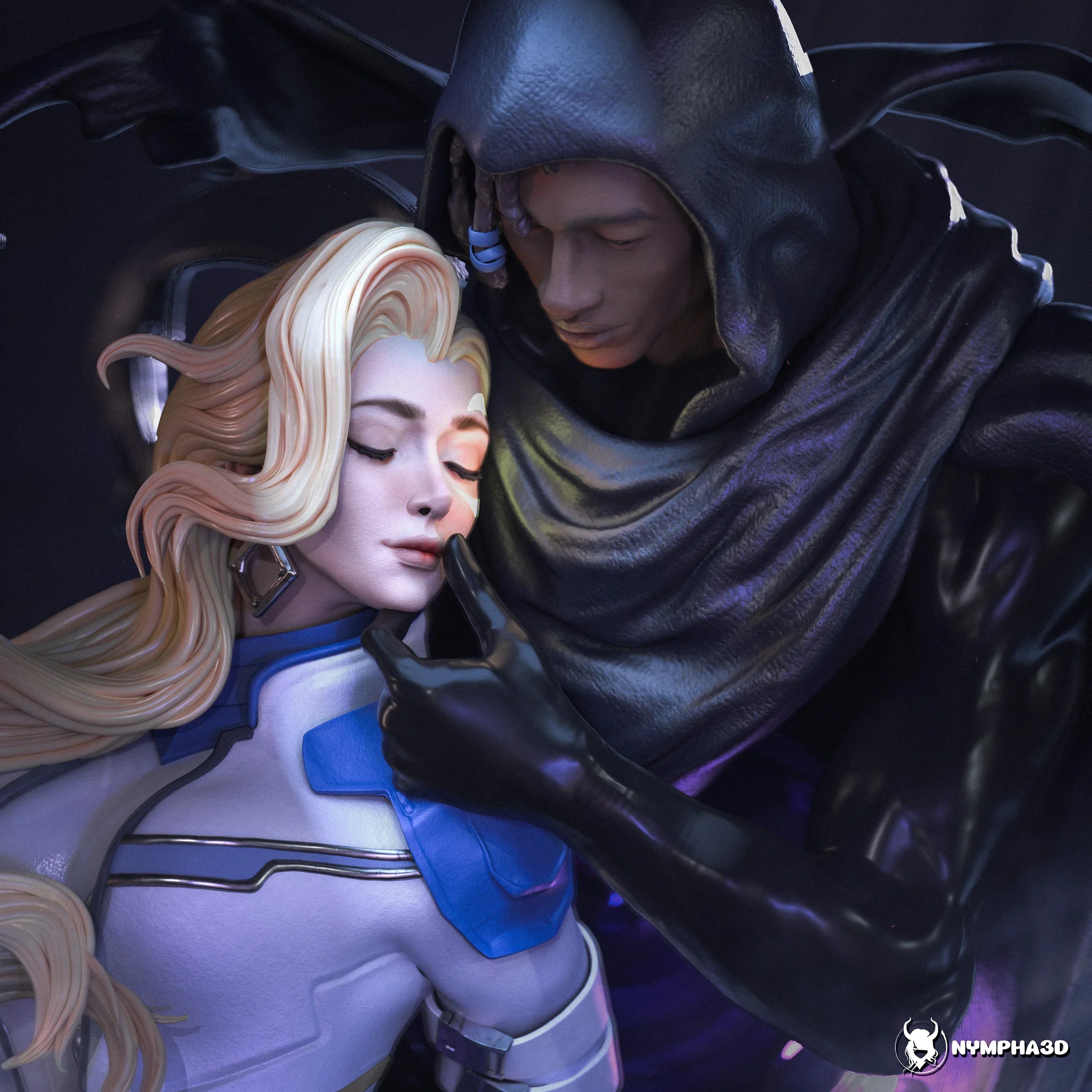 Light & Dark Statue