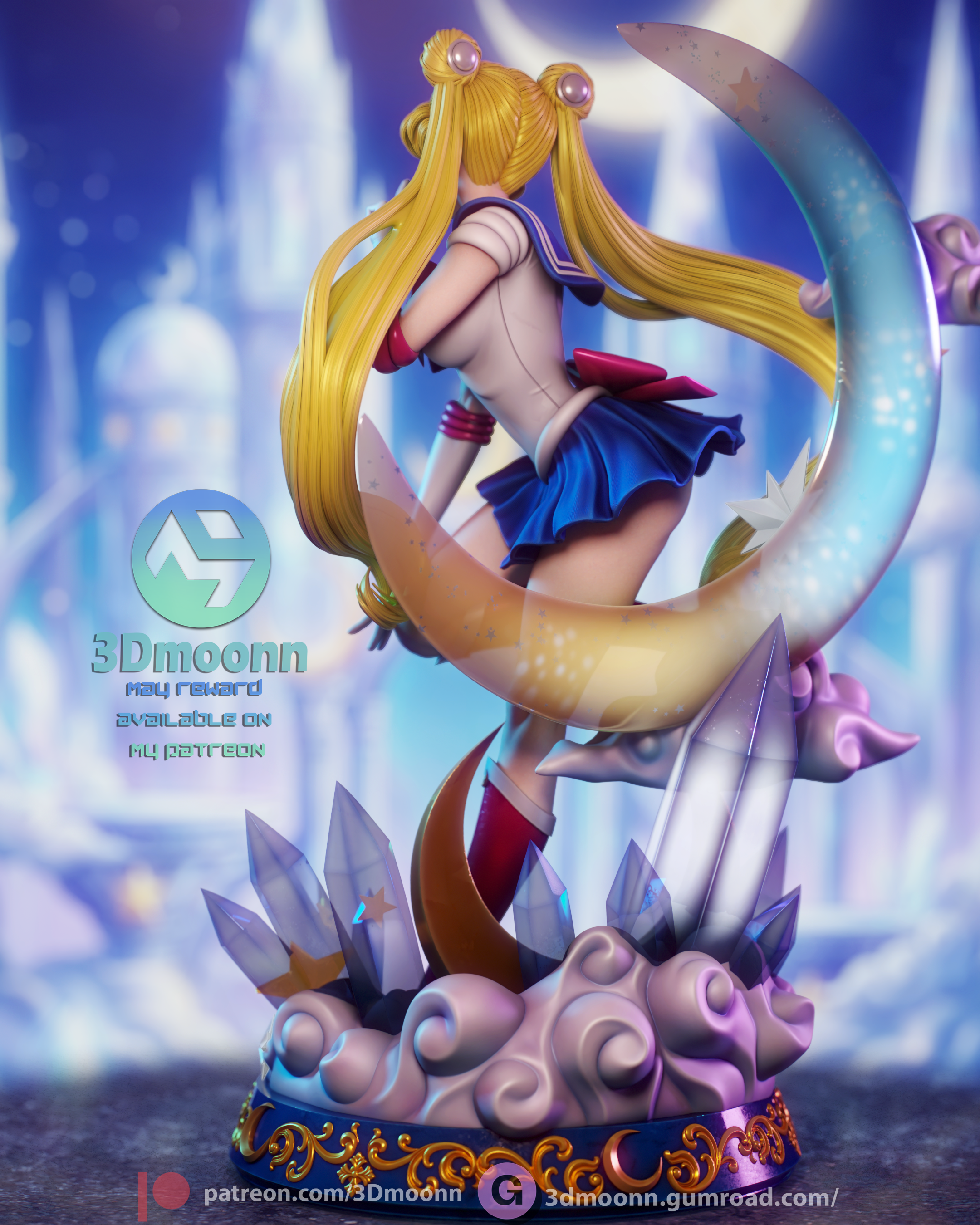 Princess of the Moon Statue