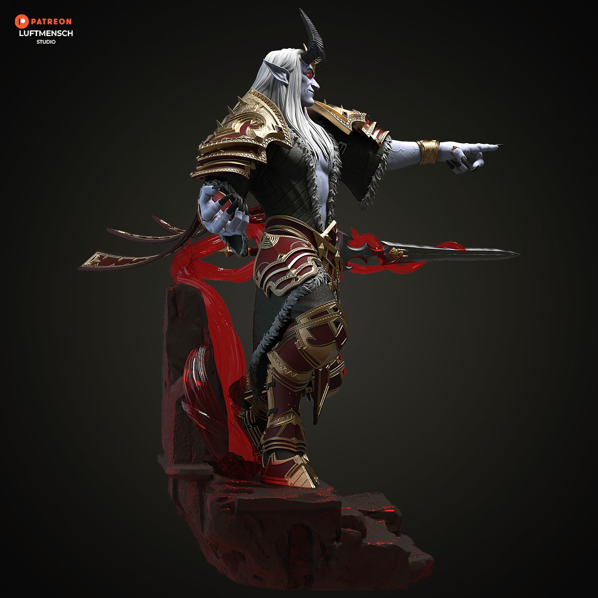 The Castle Master | Maximum Detailed 12K 3D printed figure