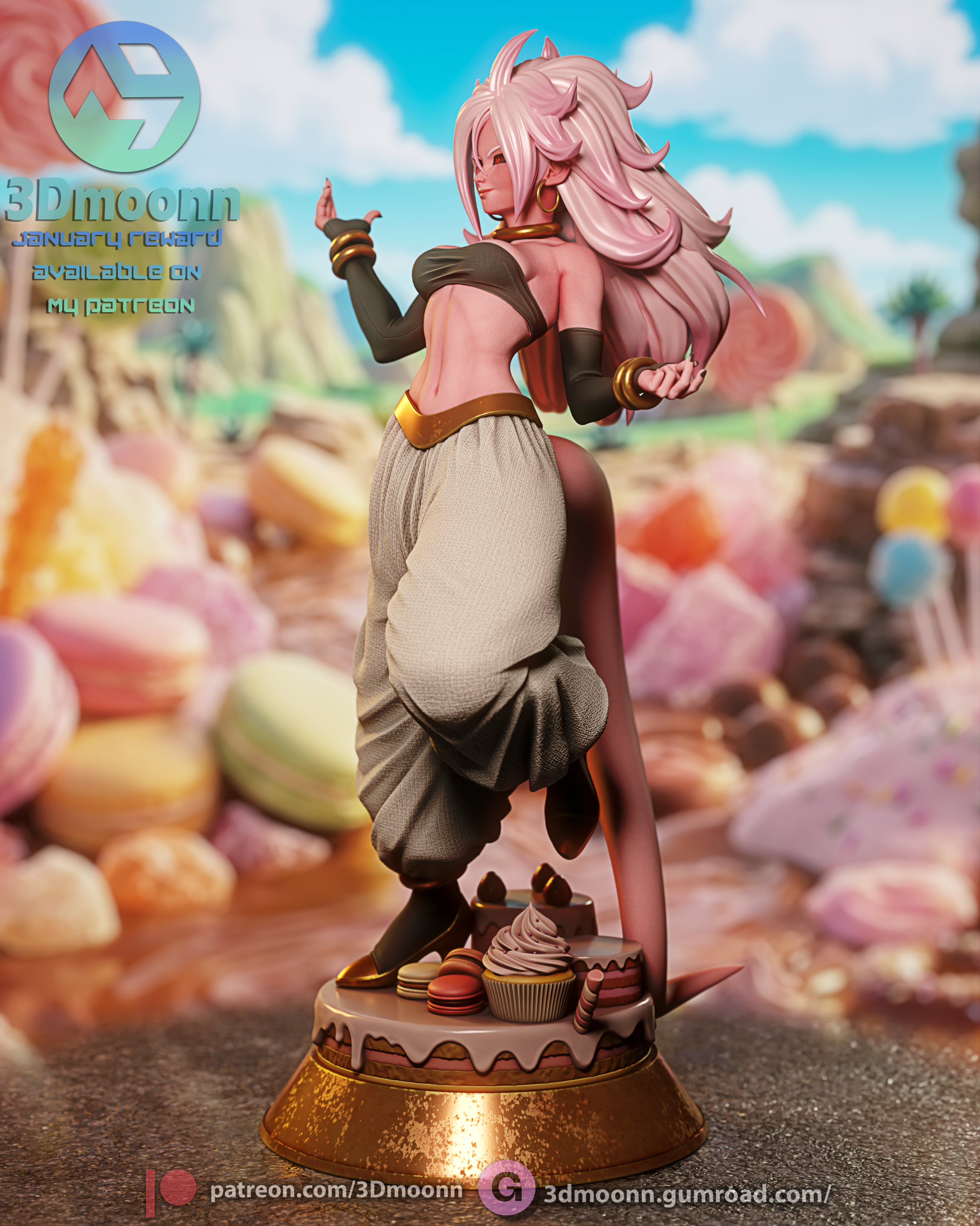 Sweet-Tooth Android | Maximum Detailed 12K 3D printed figure