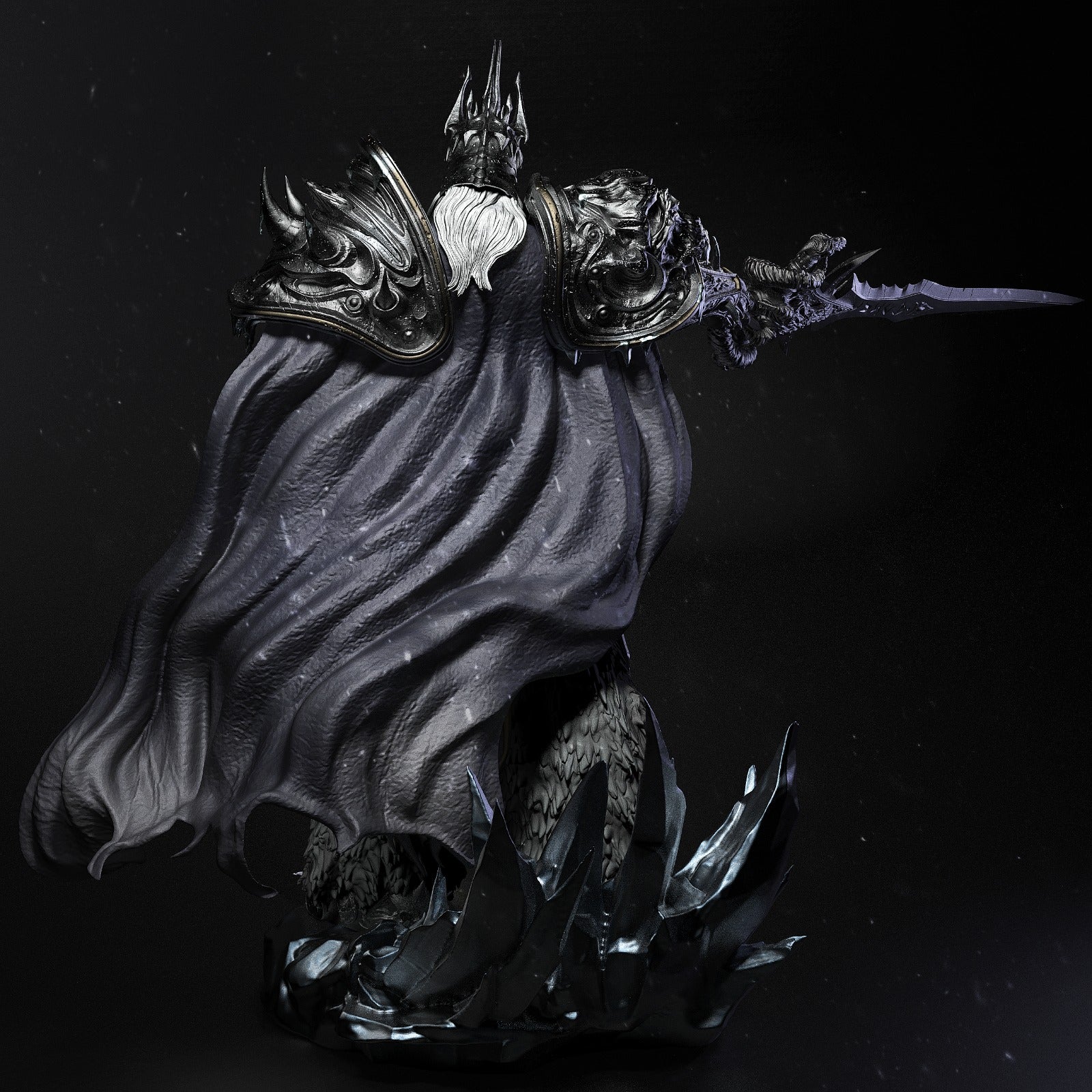 The Icecrown | Maximum Detailed 12K 3D printed figure