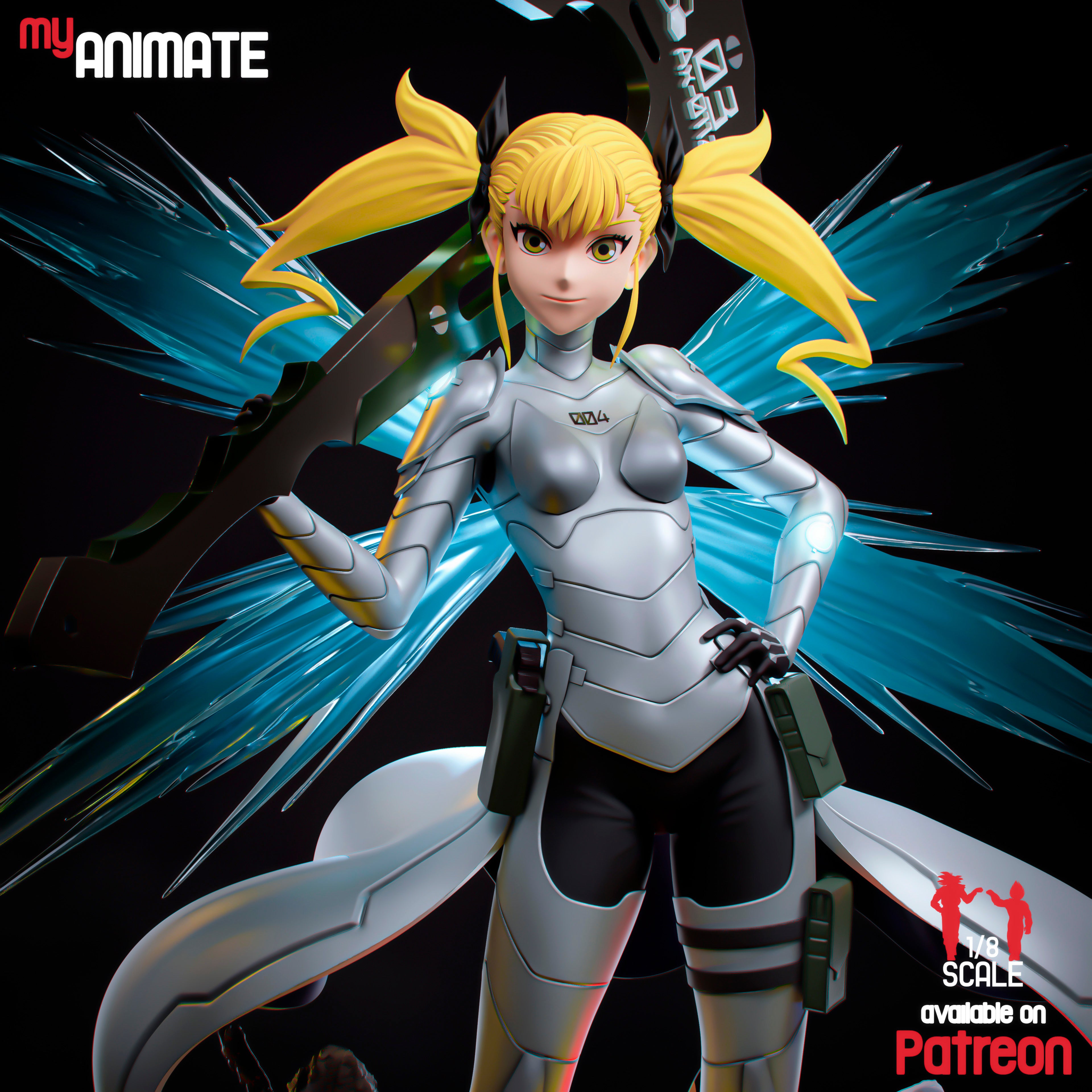 The Winged Prodigy | Maximum Detailed 12K 3D Printed Figure