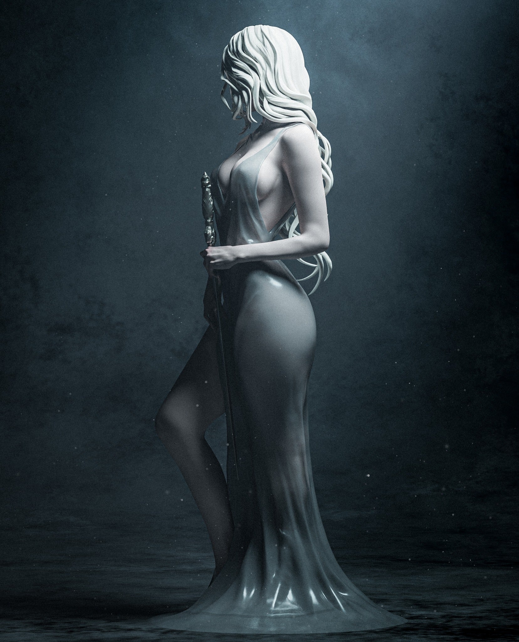 Lady of the Lake Statue