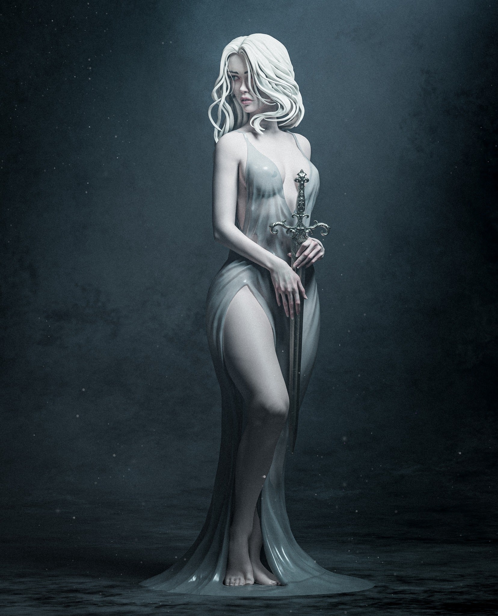 Lady of the Lake Statue