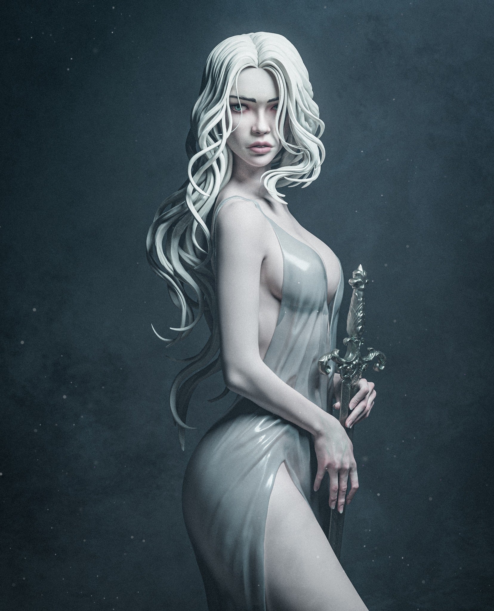Lady of the Lake Statue