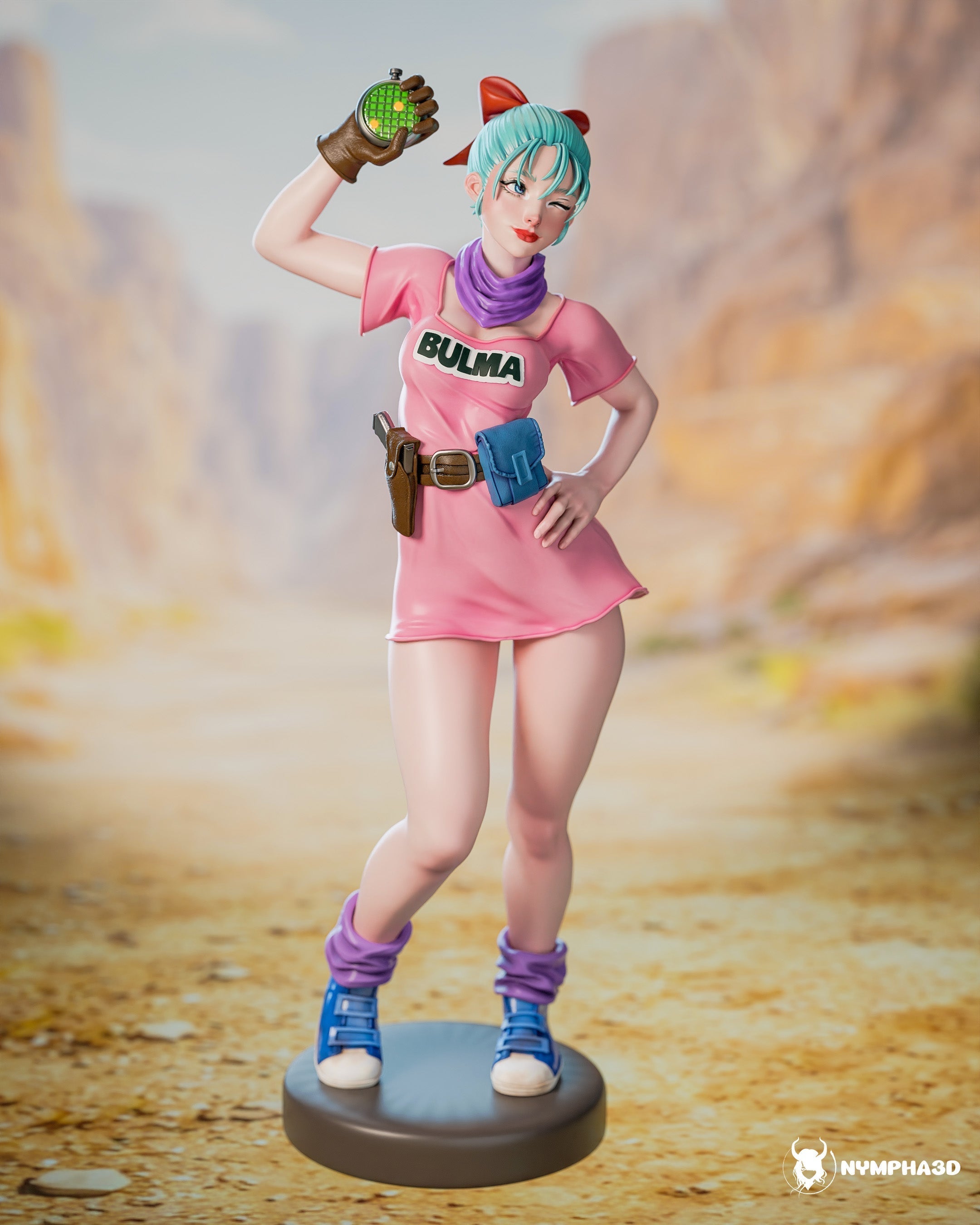 The Capsule Genius Statue