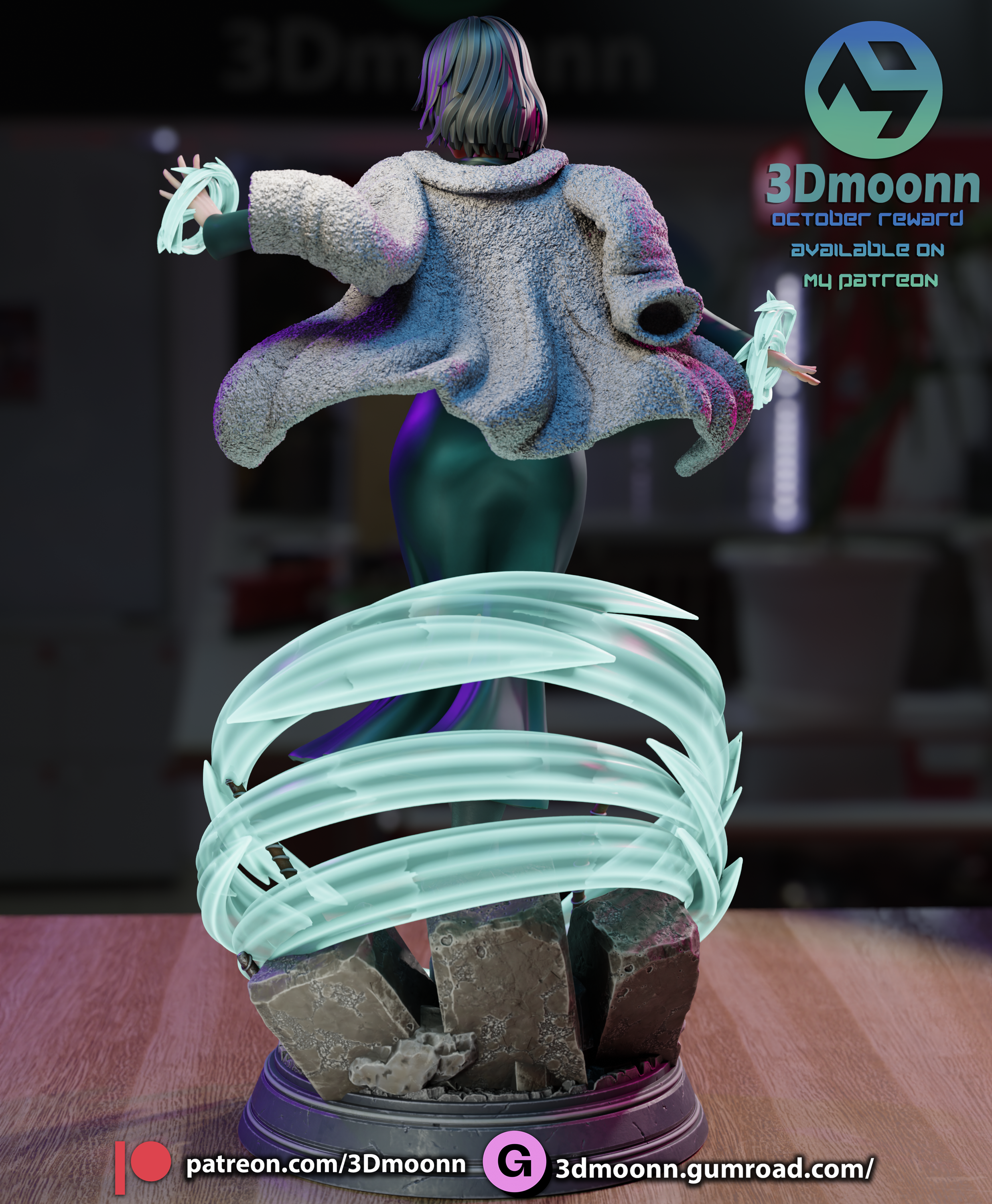 Blizzard of Hell | Maximum Detailed 12K 3D printed figure