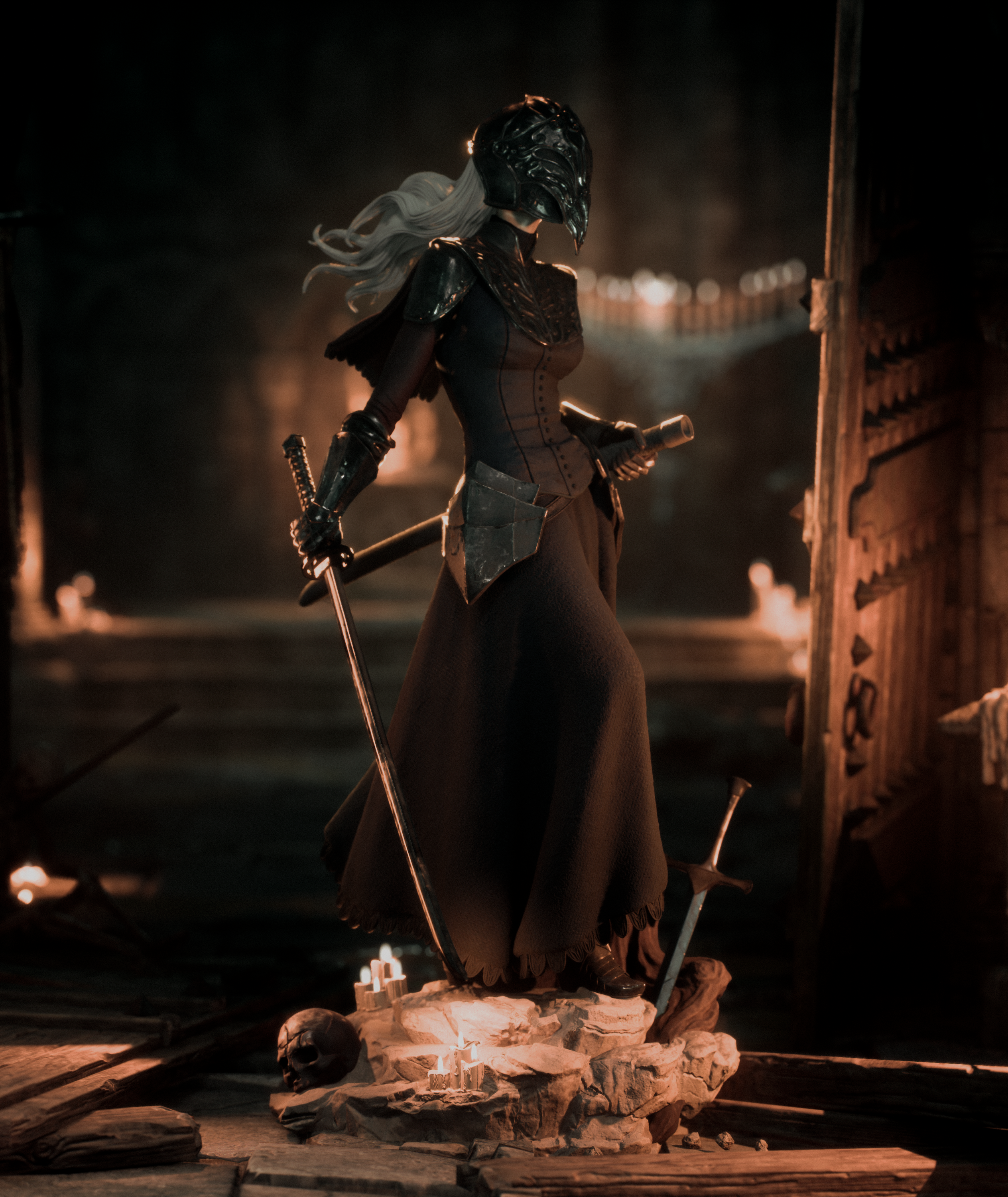 Yuria of Londor Statue