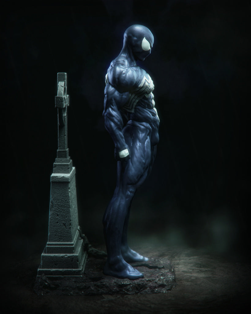 Symbiote Spider-Man Statue