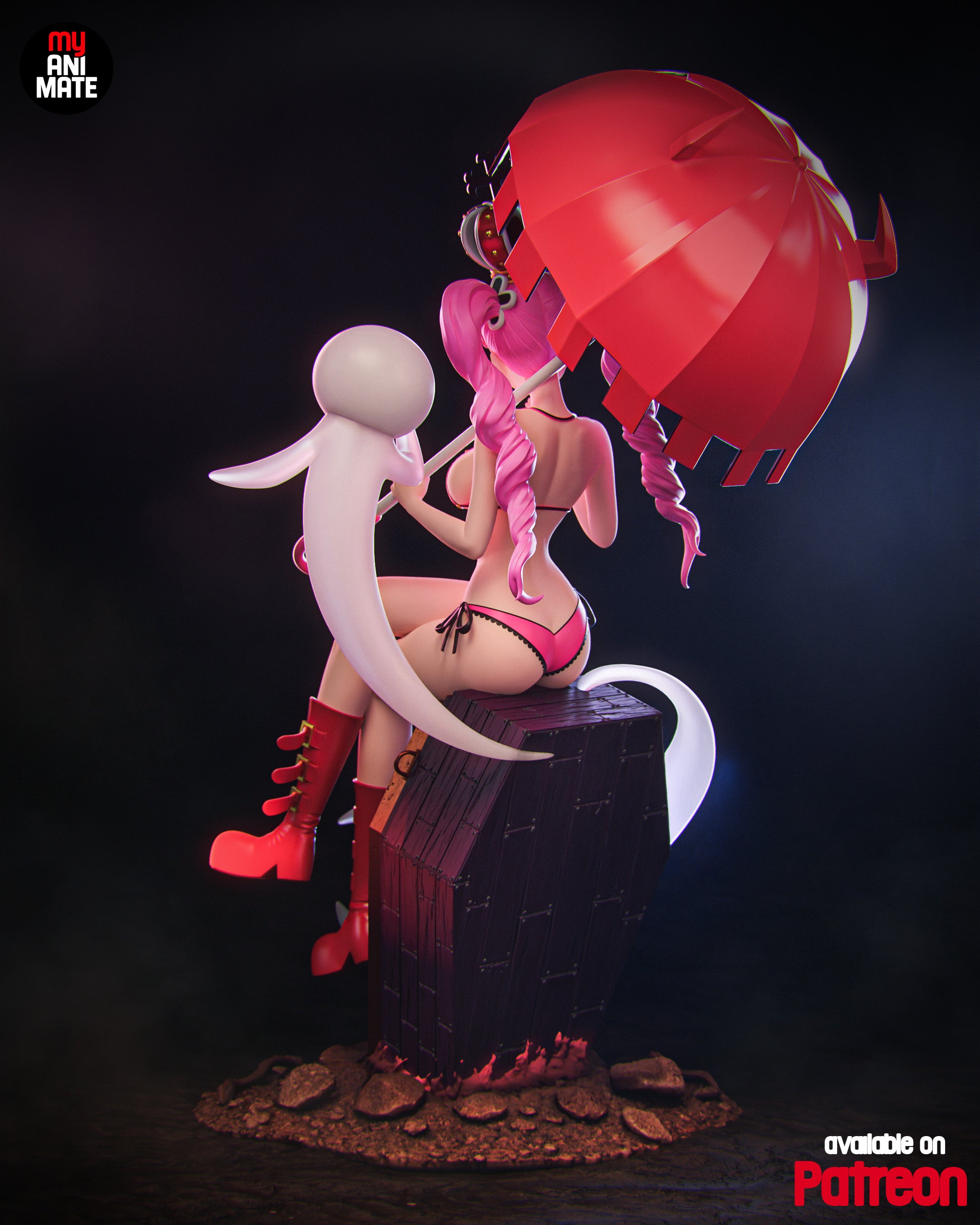 The Hollow-Hollow Girl Statue